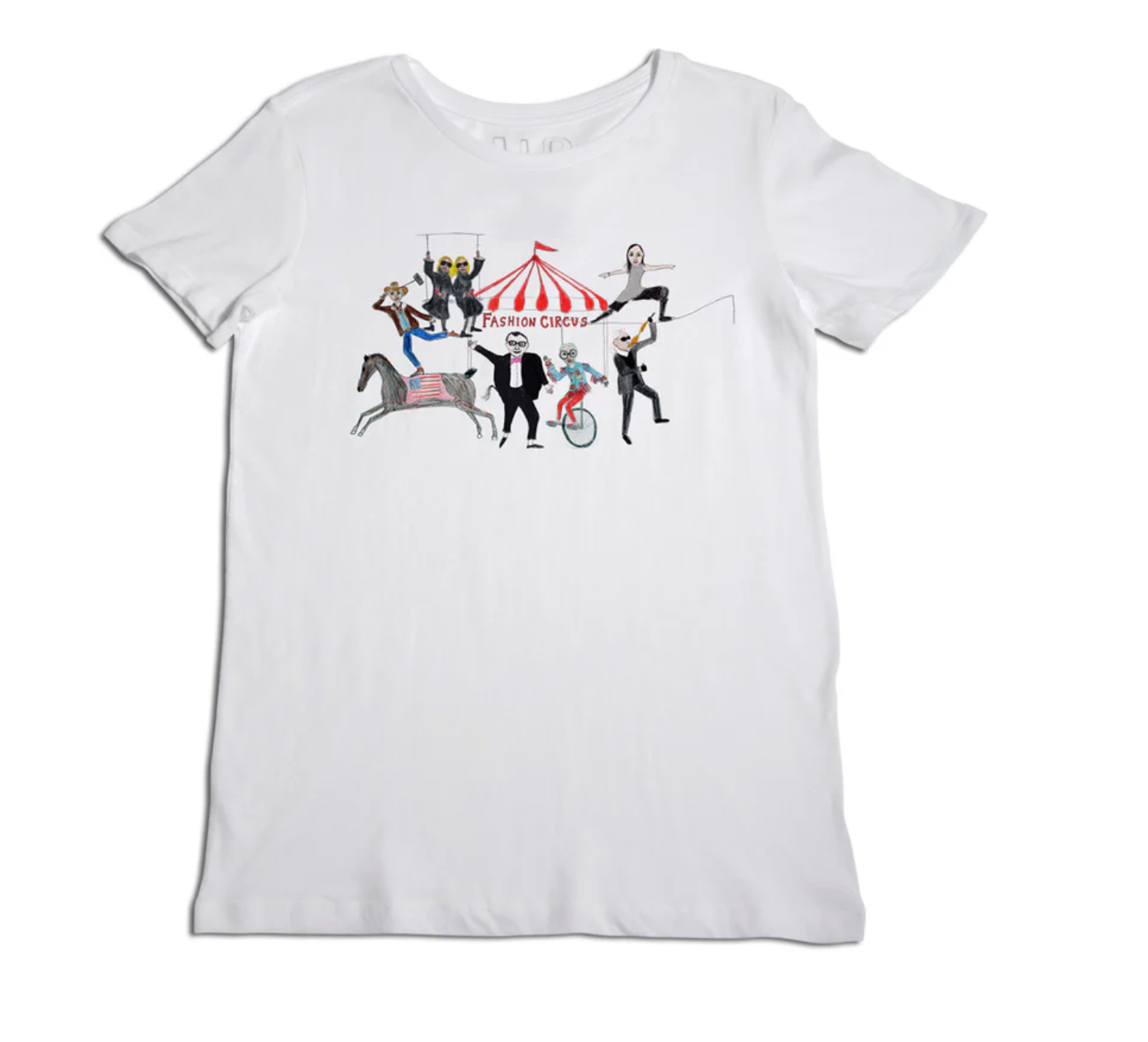 Fashion Circus Womens T-Shirt - White