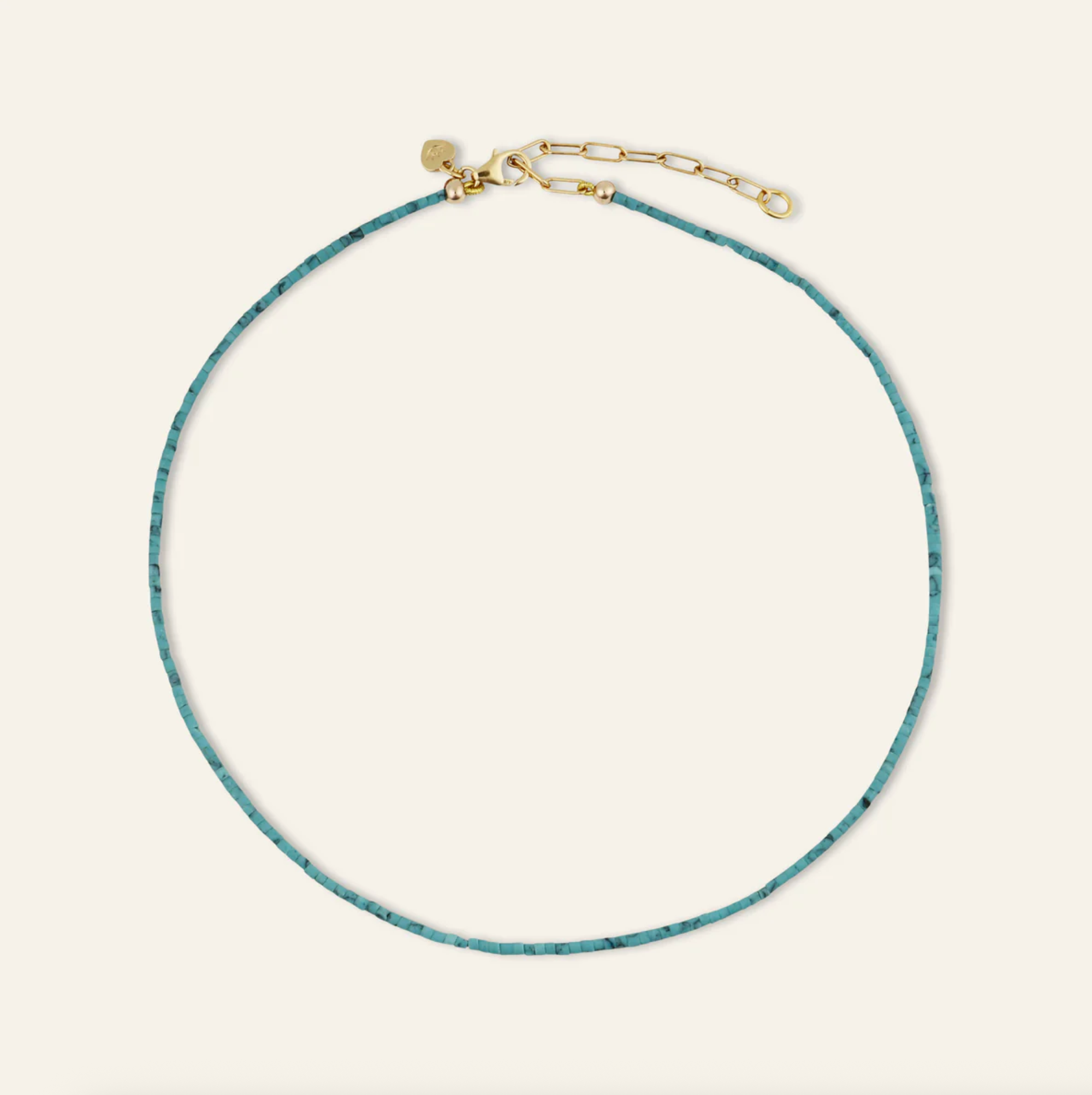 Teeny Turquoise Gemstone Necklace