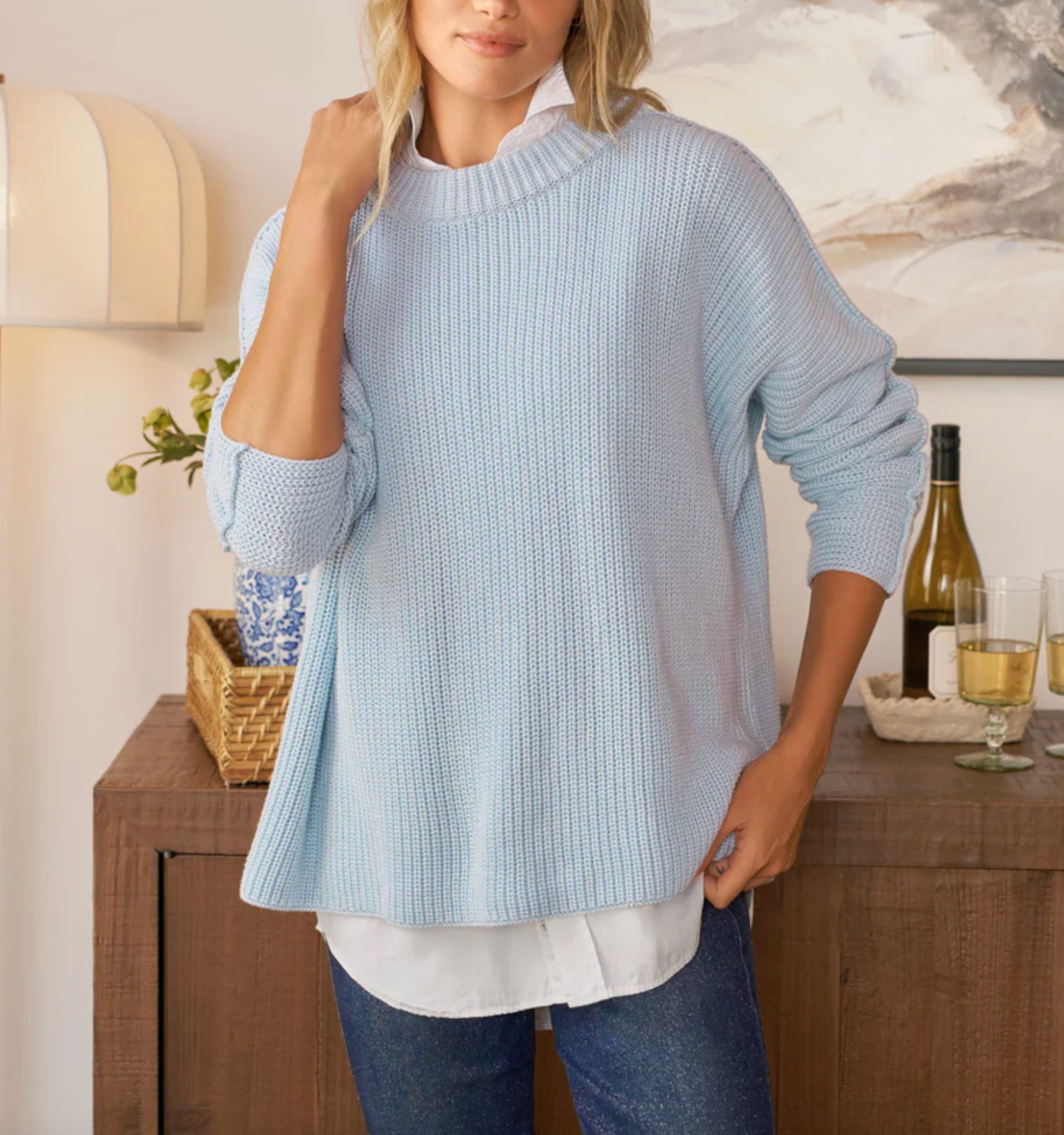 Montecito Sweater - Ice