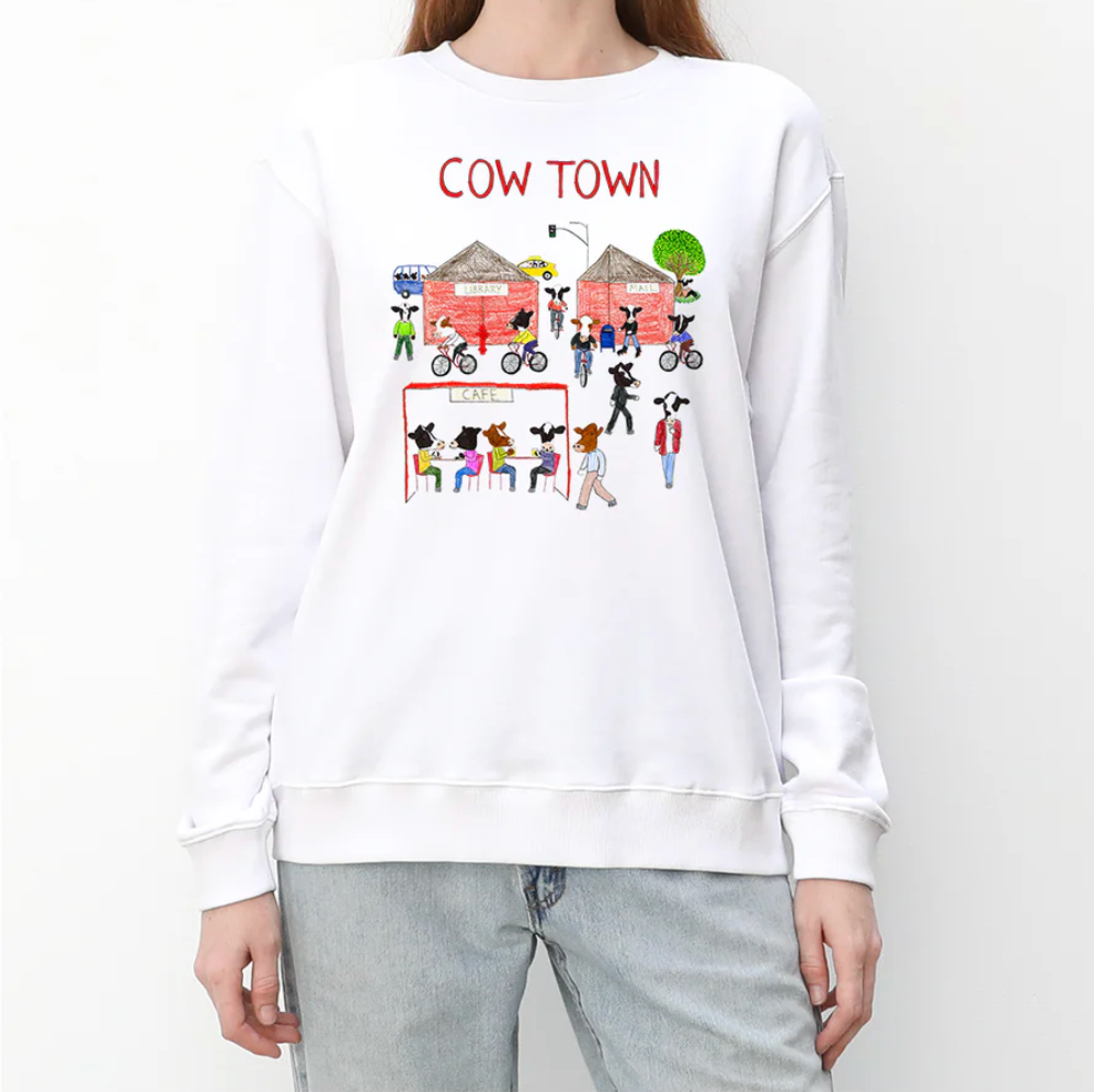 Cow Town Crewneck Sweatshirt