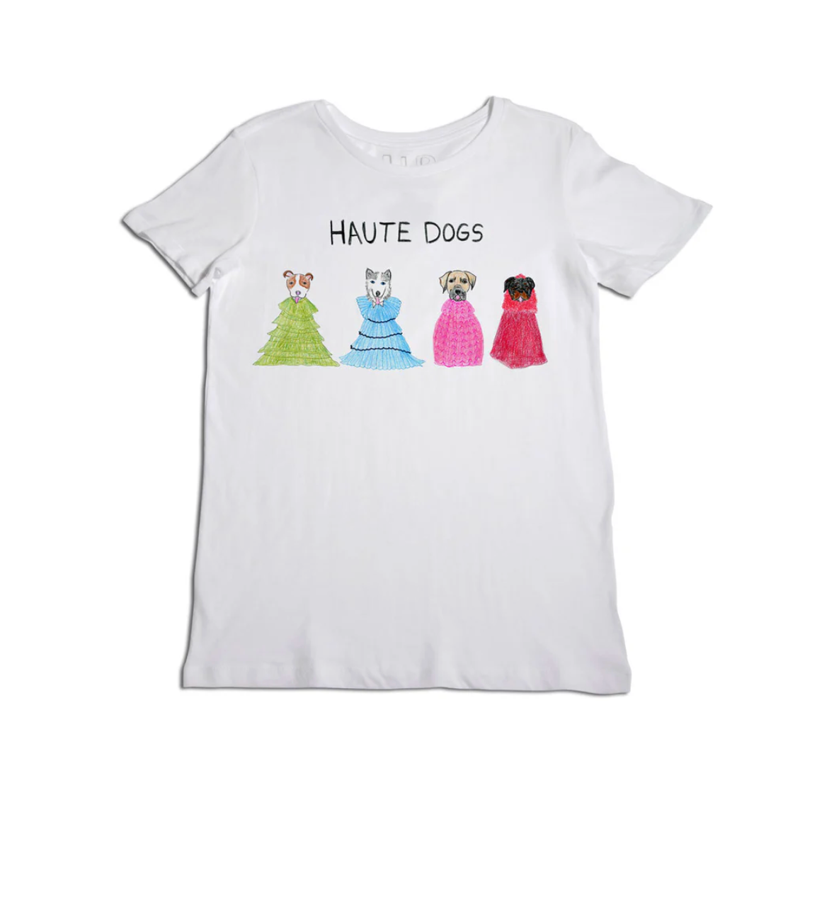 Haute Dogs Womens White T-Shirt - White