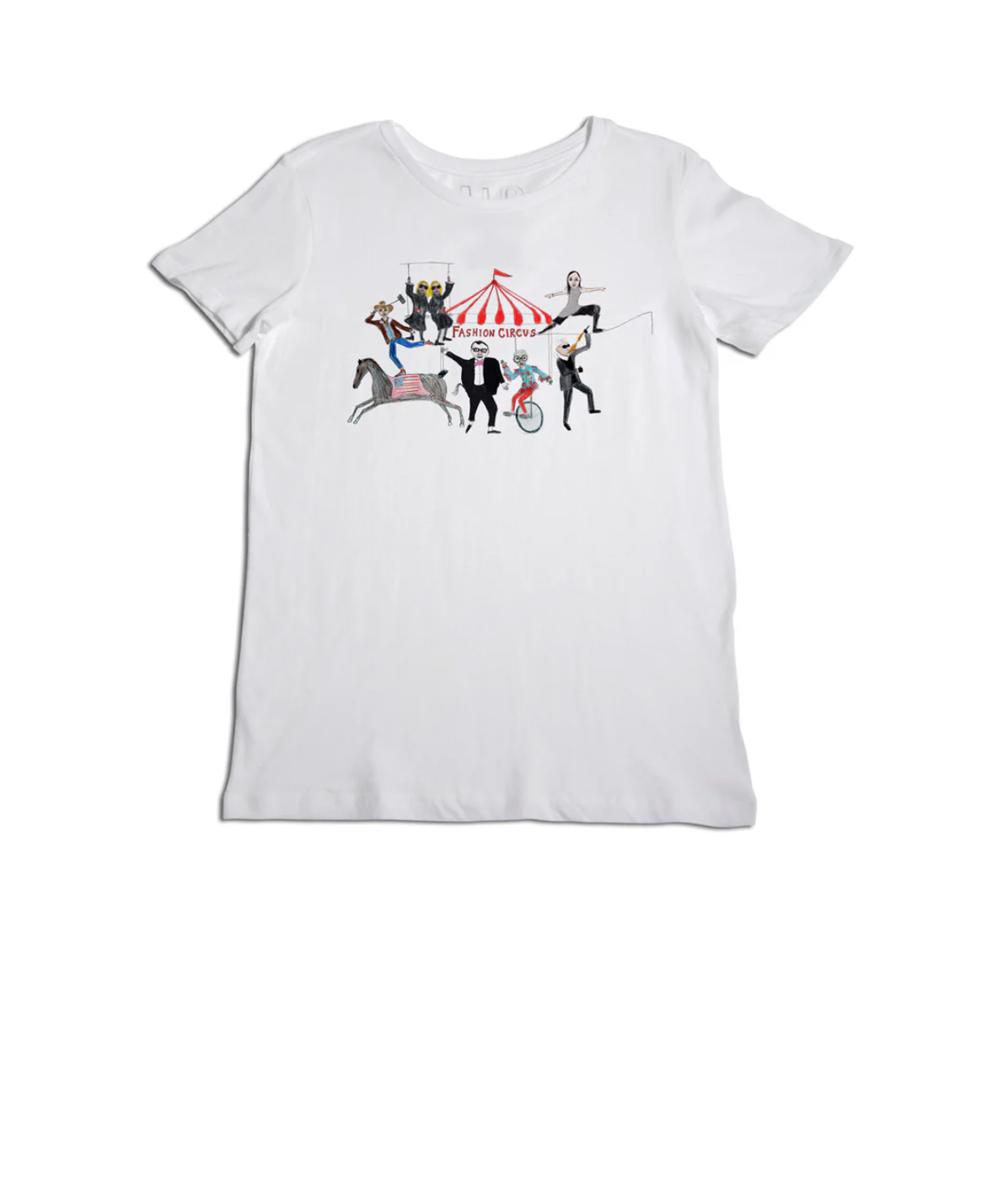 Fashion Circus Womens T-Shirt - White
