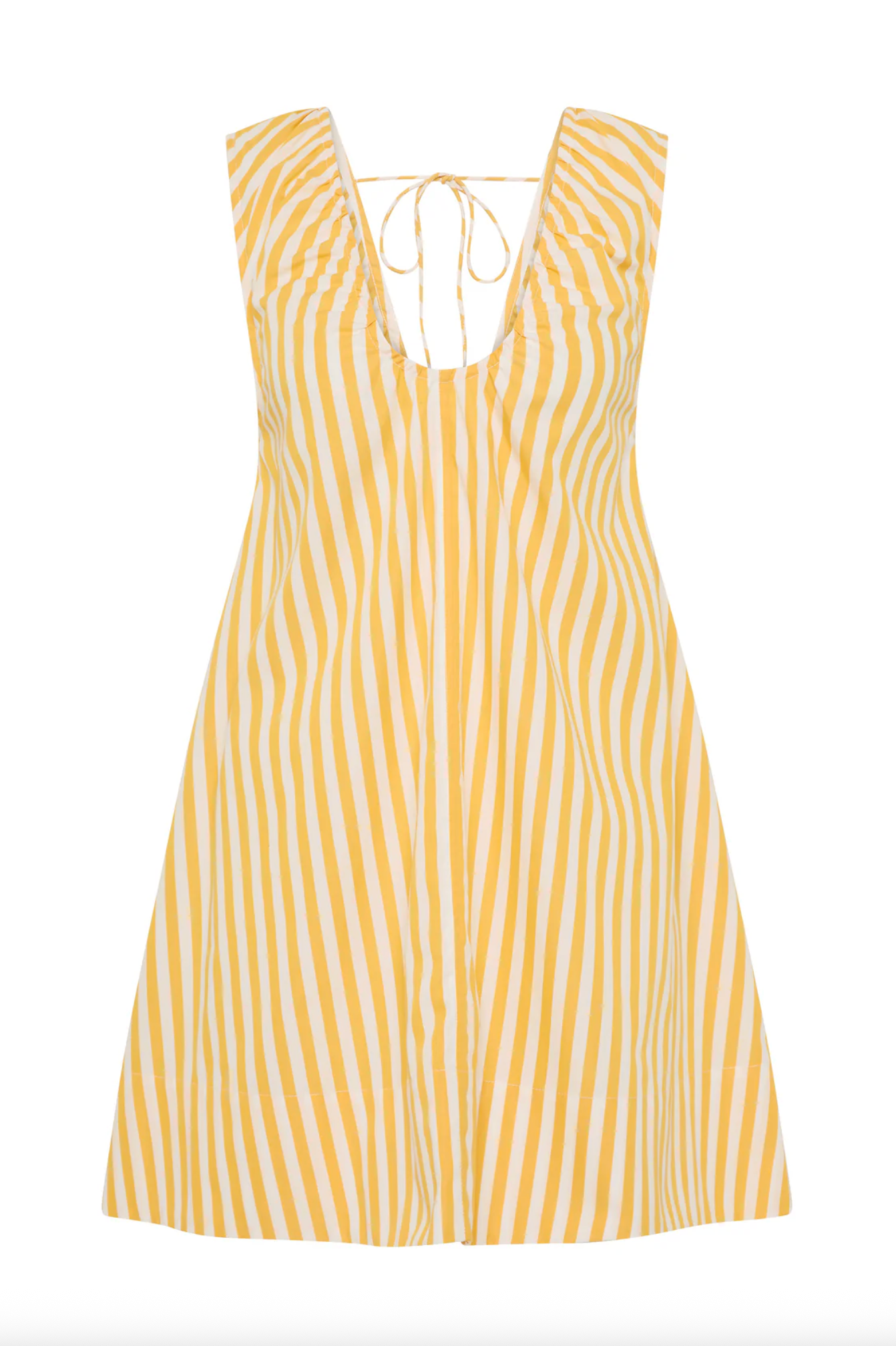 Pedrera Mini Dress - Orozco Stripe Mustard