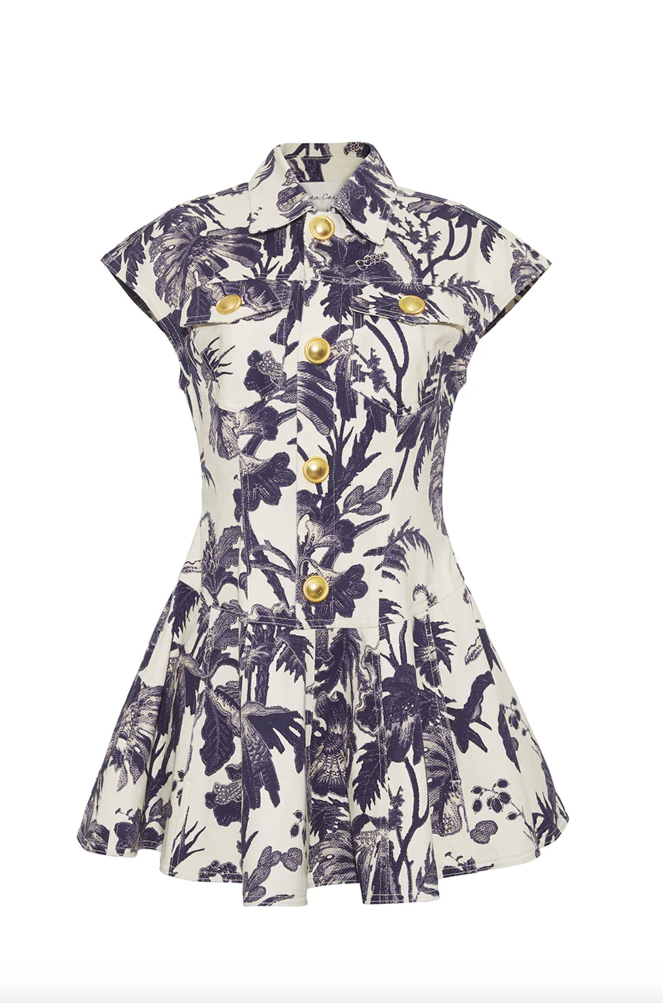 Ryce Dress - Fauna Floral Navy