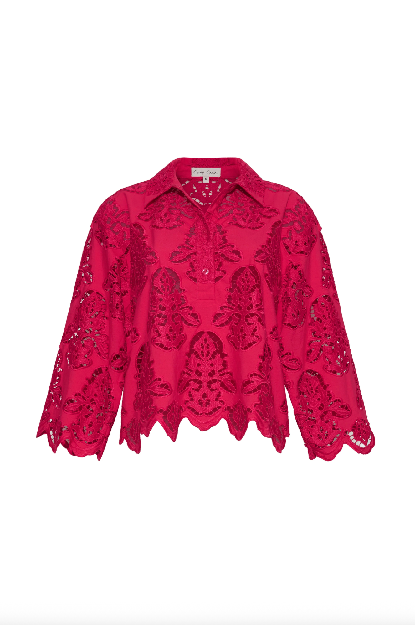 Erica Shirt - Azalea Eyelet