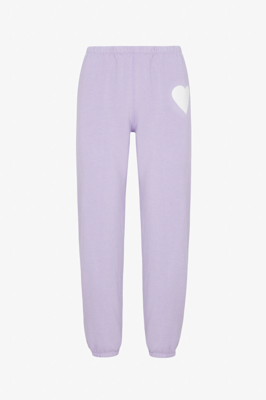 Heart Sweatpant - Lavender