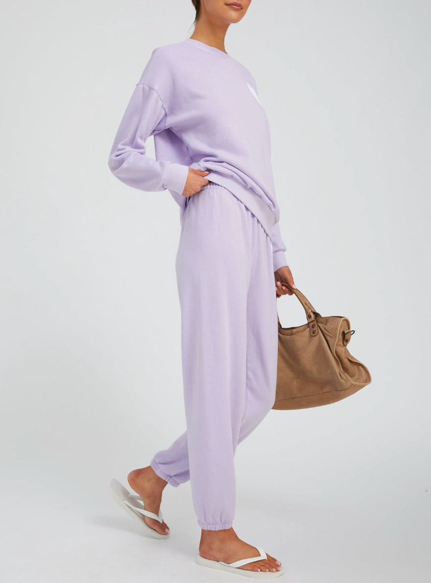 Heart Sweatshirt - Lavender