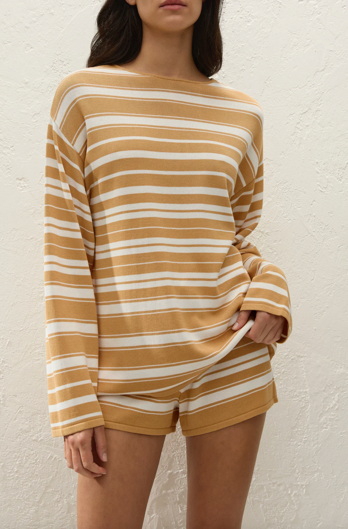Lyana Top - Breton Stripe Sienna