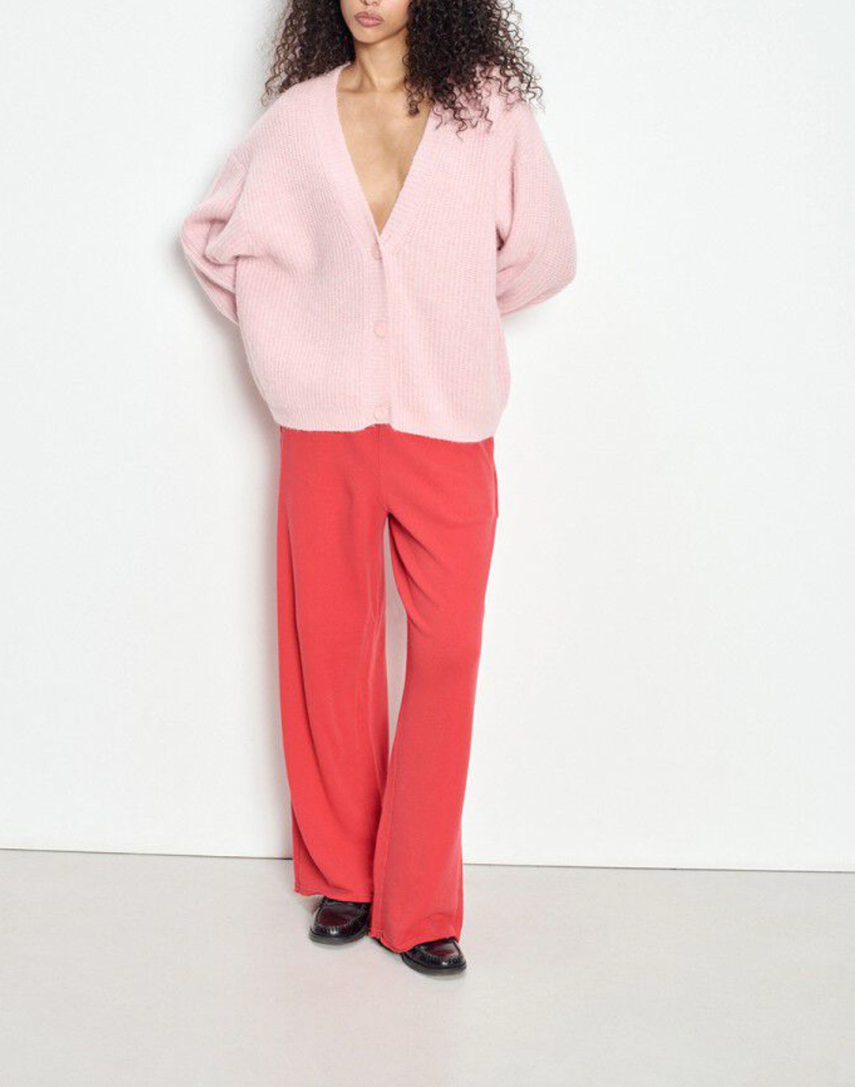 East 19PE Cardigan - Barbe A Papa Chine