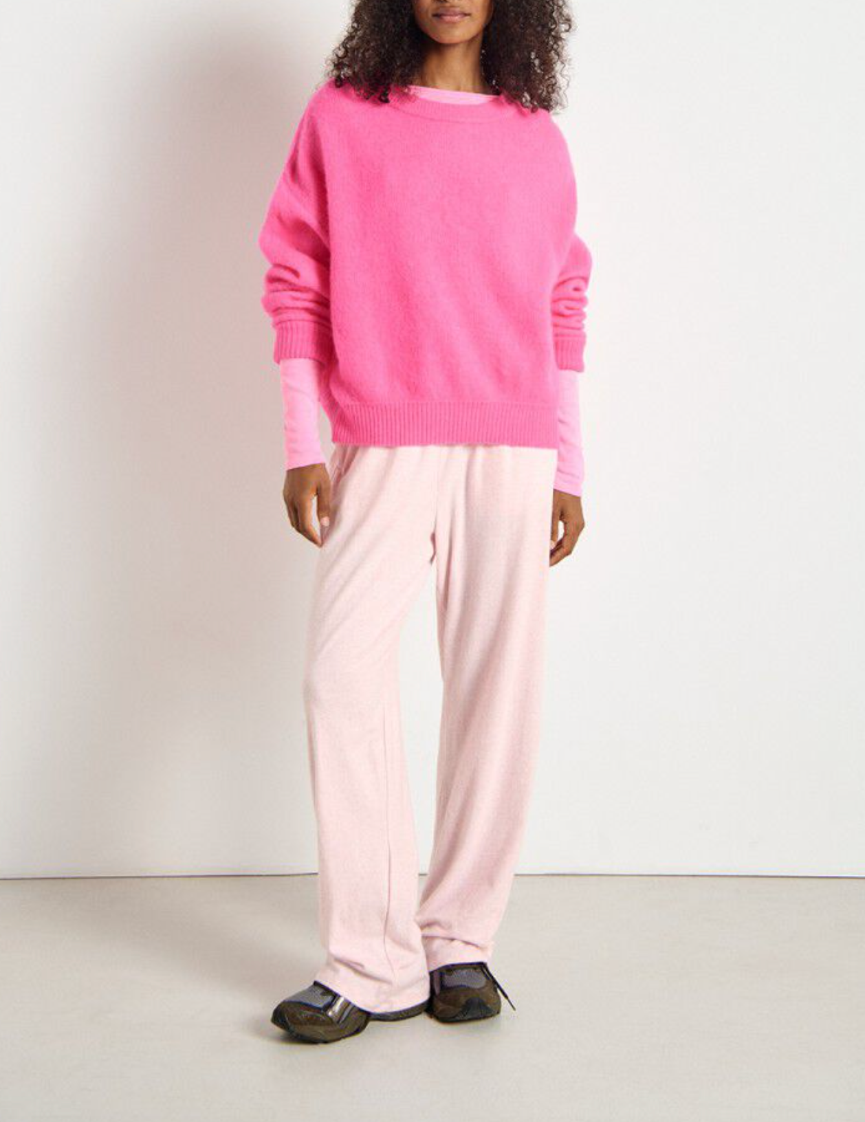Vitow 18 Sweater - Rose Fluo Chine