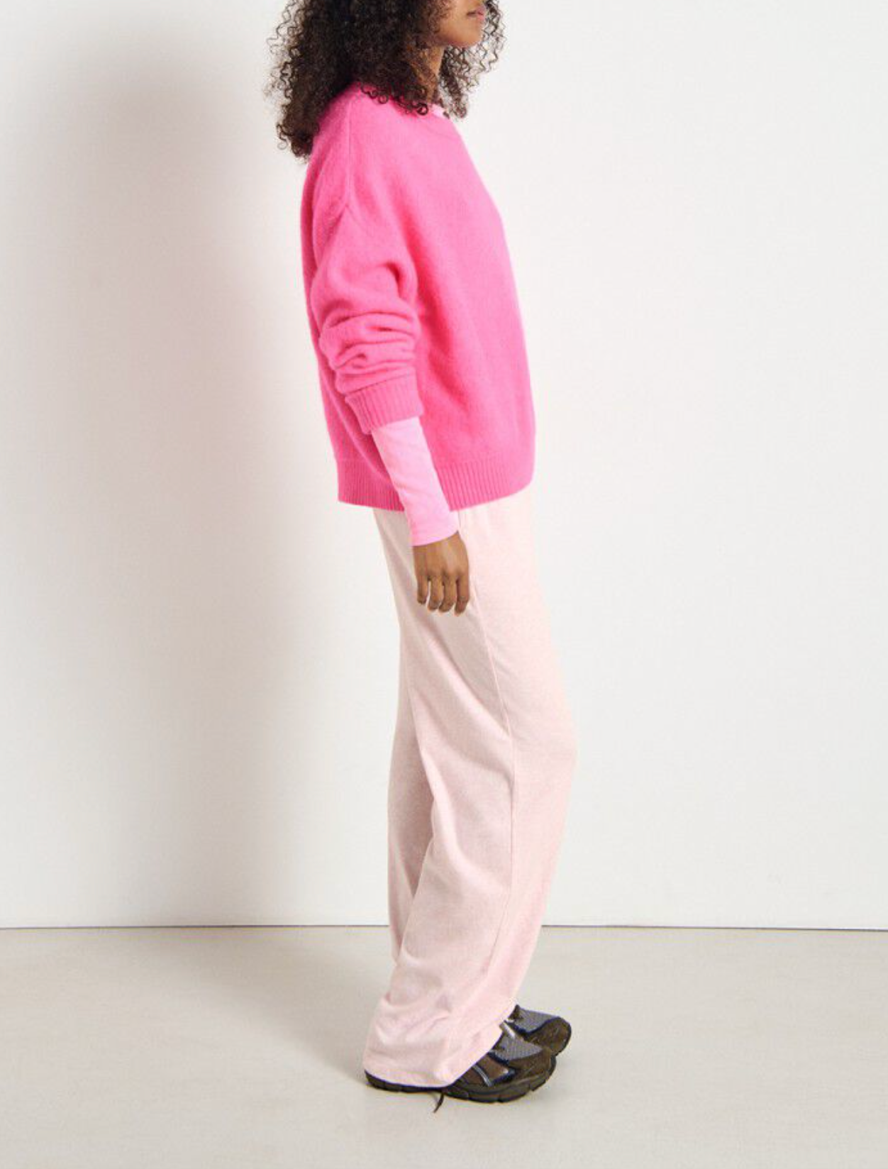 Vitow 18 Sweater - Rose Fluo Chine