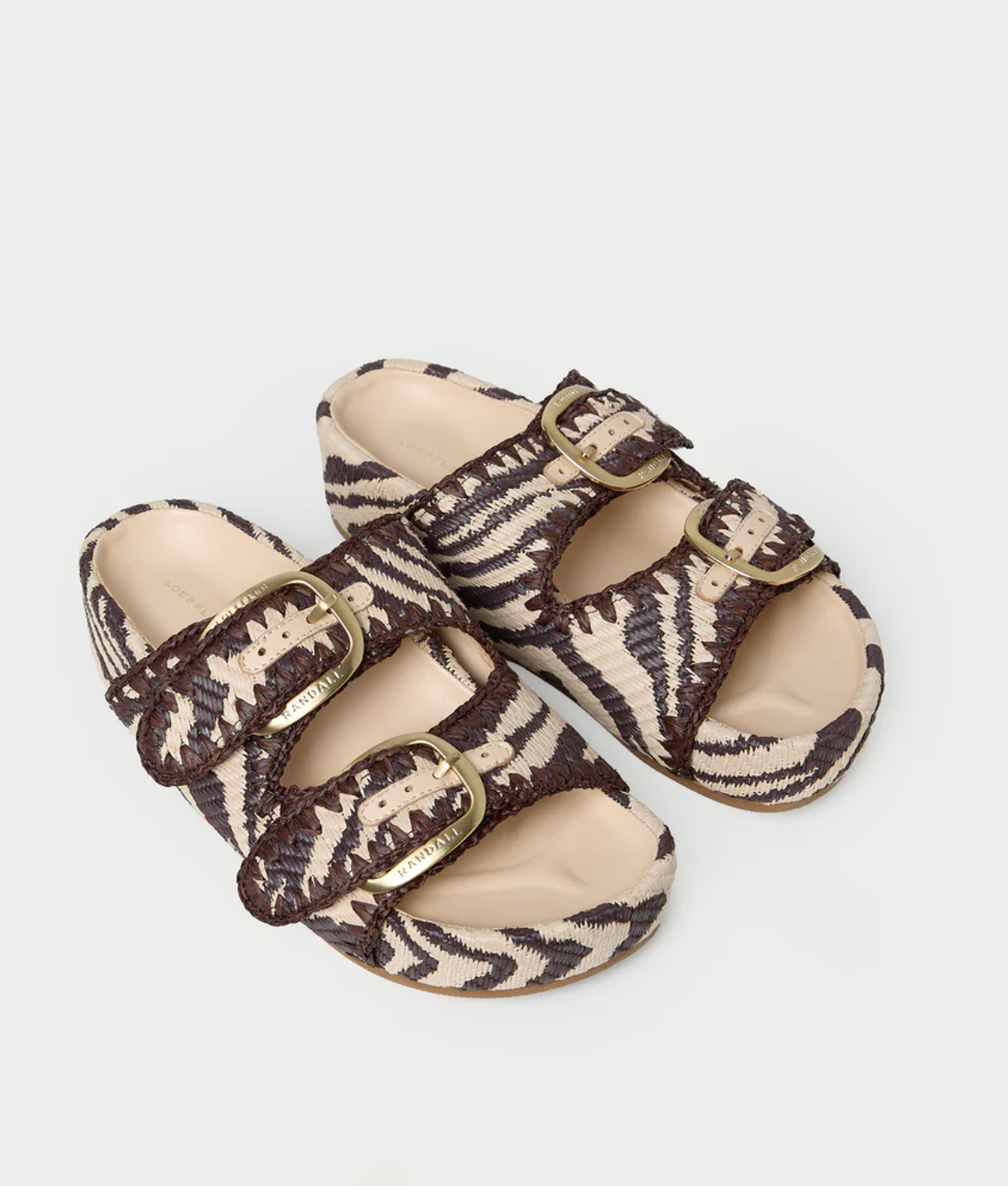 Nico Two Band Sandal - Vintage Zebra