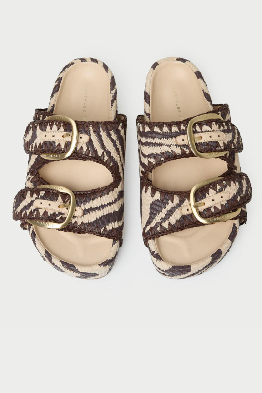 Nico Two Band Sandal - Vintage Zebra