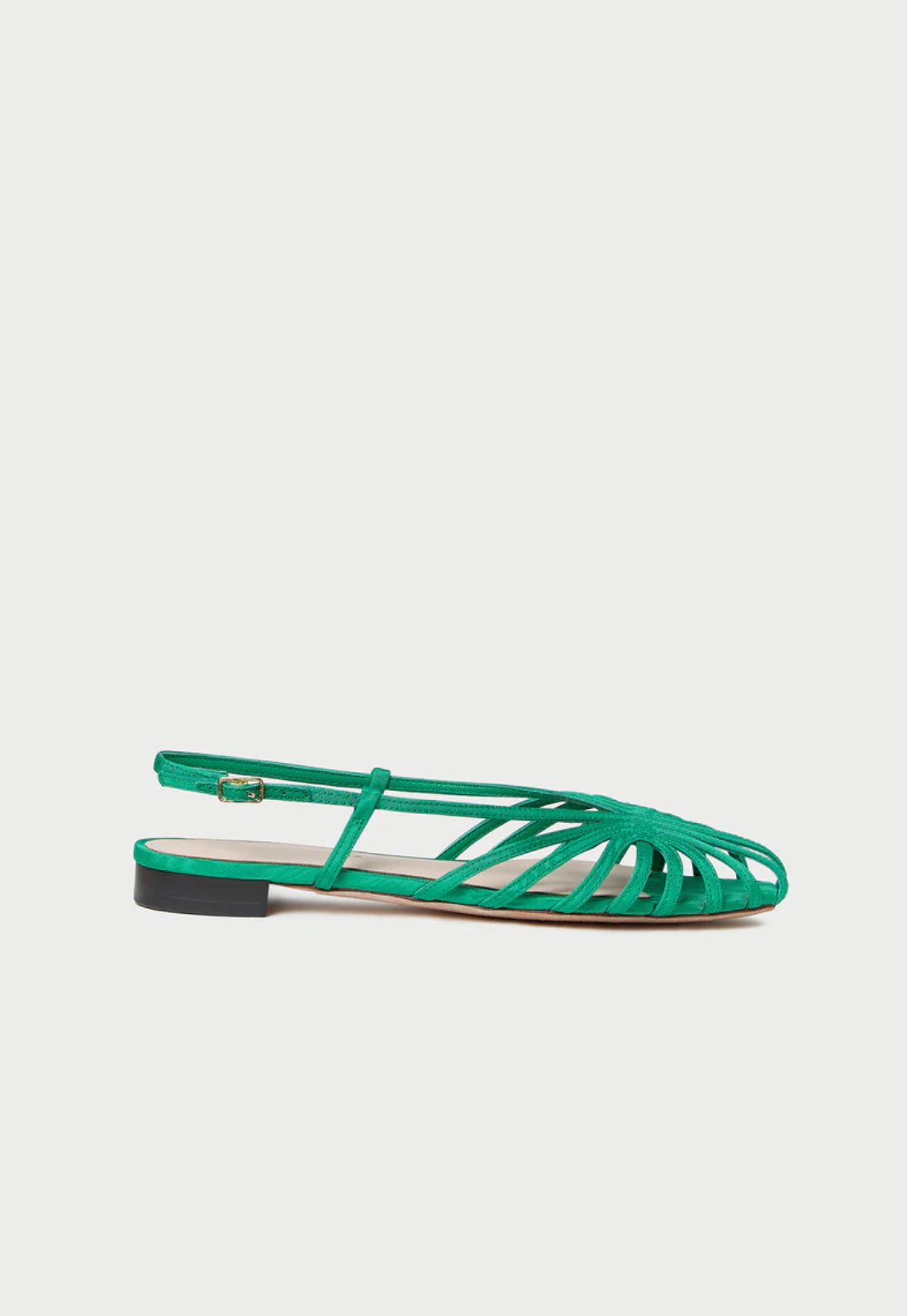 Devon Lattice Slingback Sandal - Bright Green