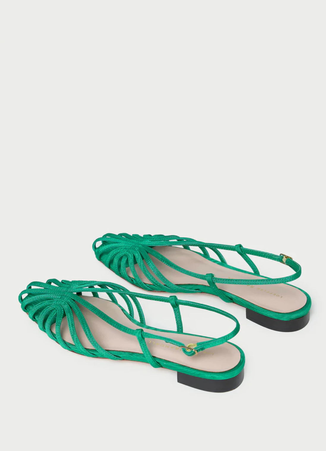 Devon Lattice Slingback Sandal - Bright Green