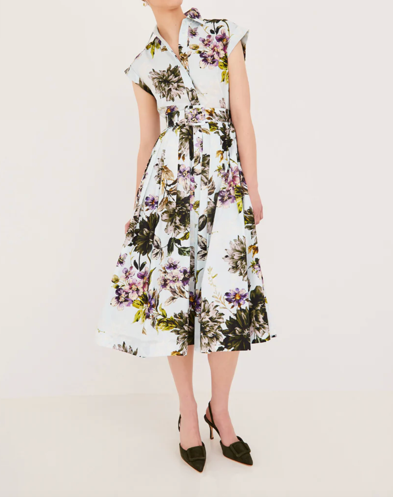 Octavia Dress - Margaux Bloom Blue