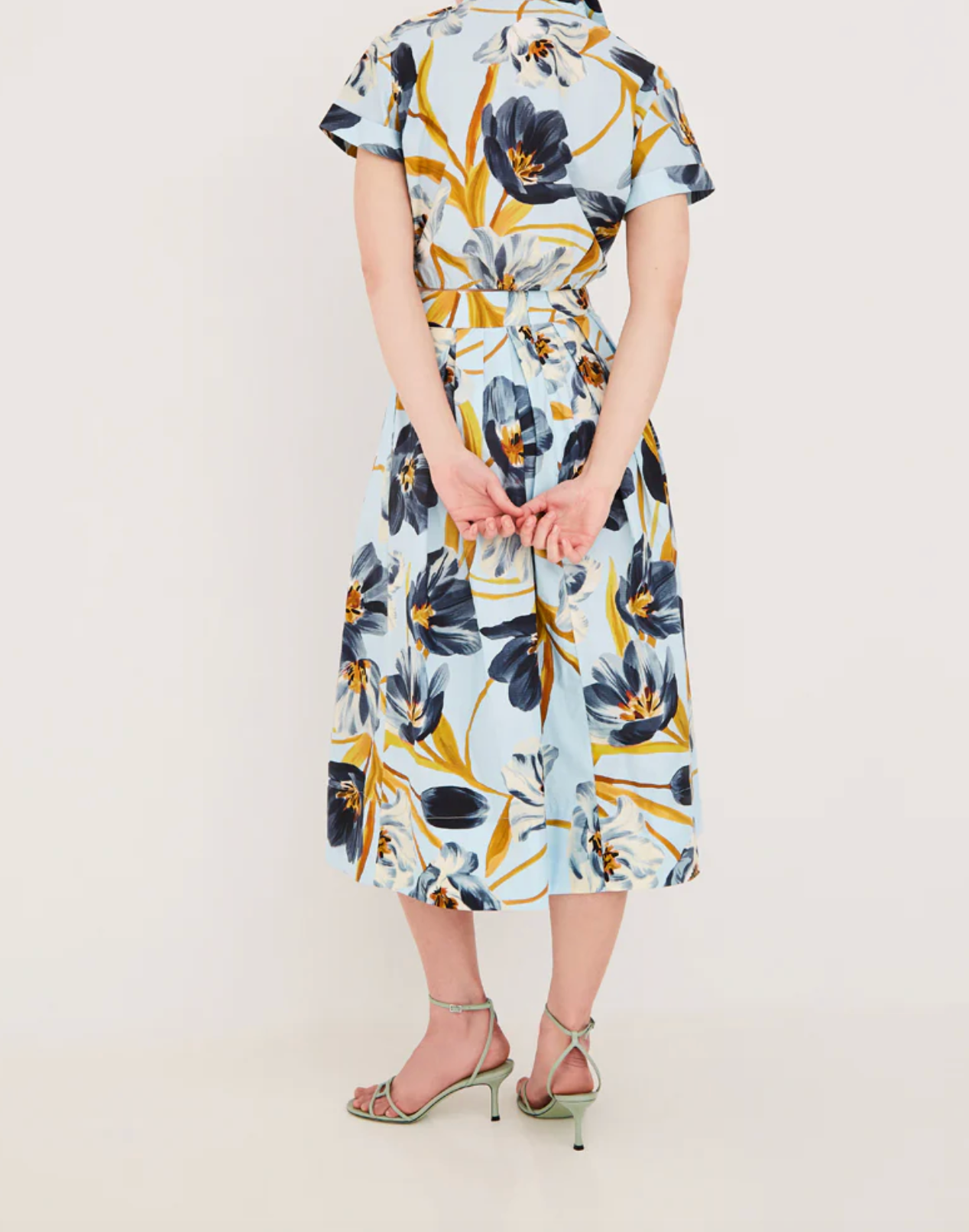 Marge Skirt - Marais Bloom Blue
