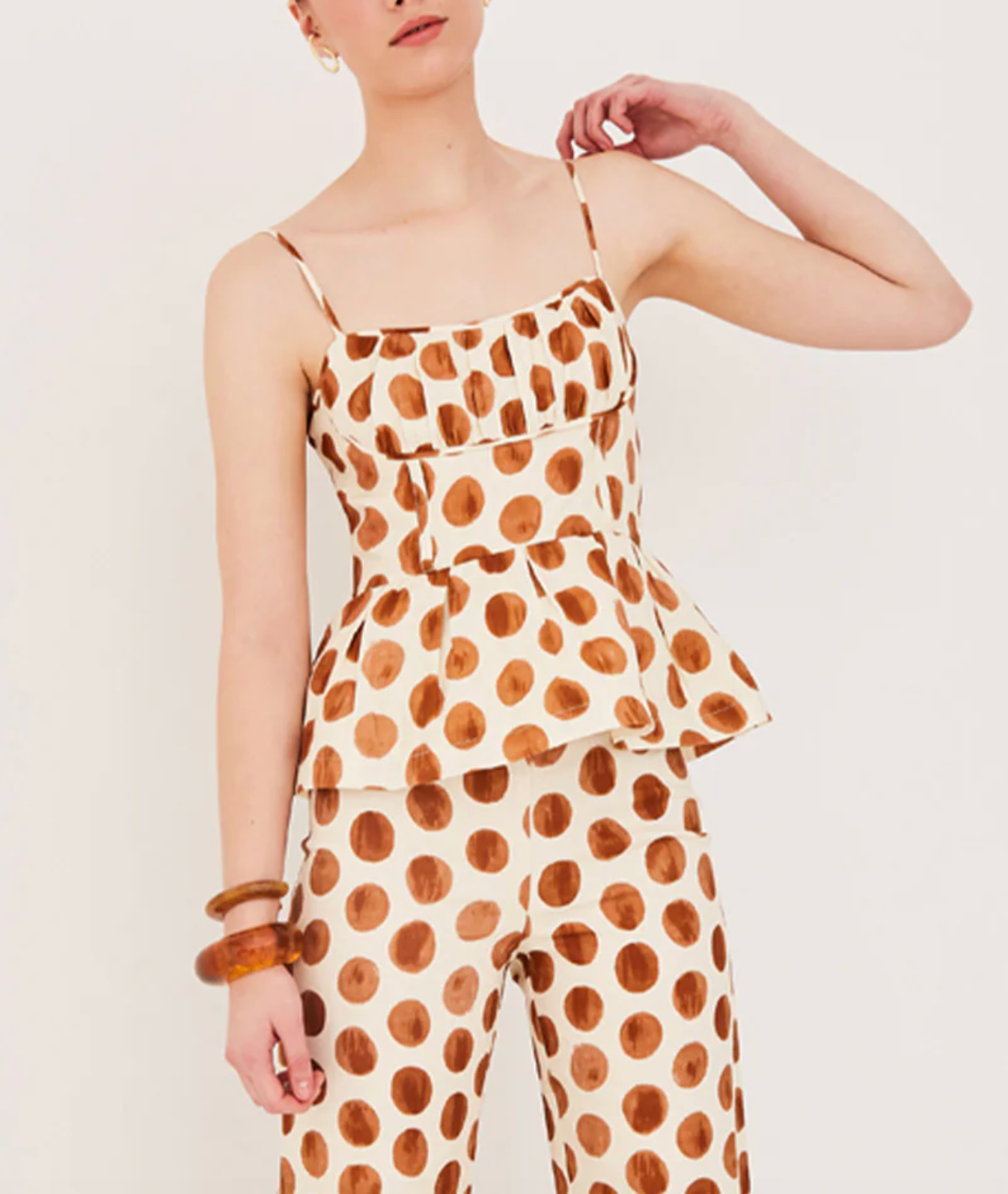 Alba Top - Celeste Spot Ginger