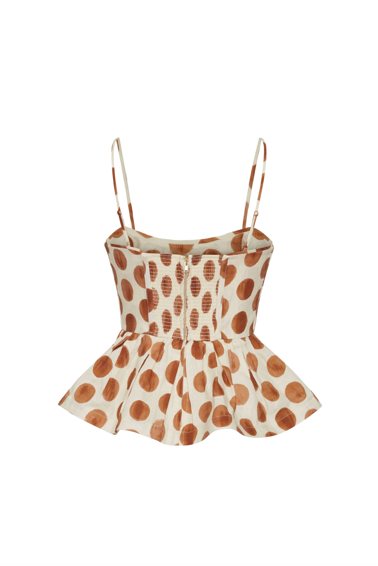 Alba Top - Celeste Spot Ginger