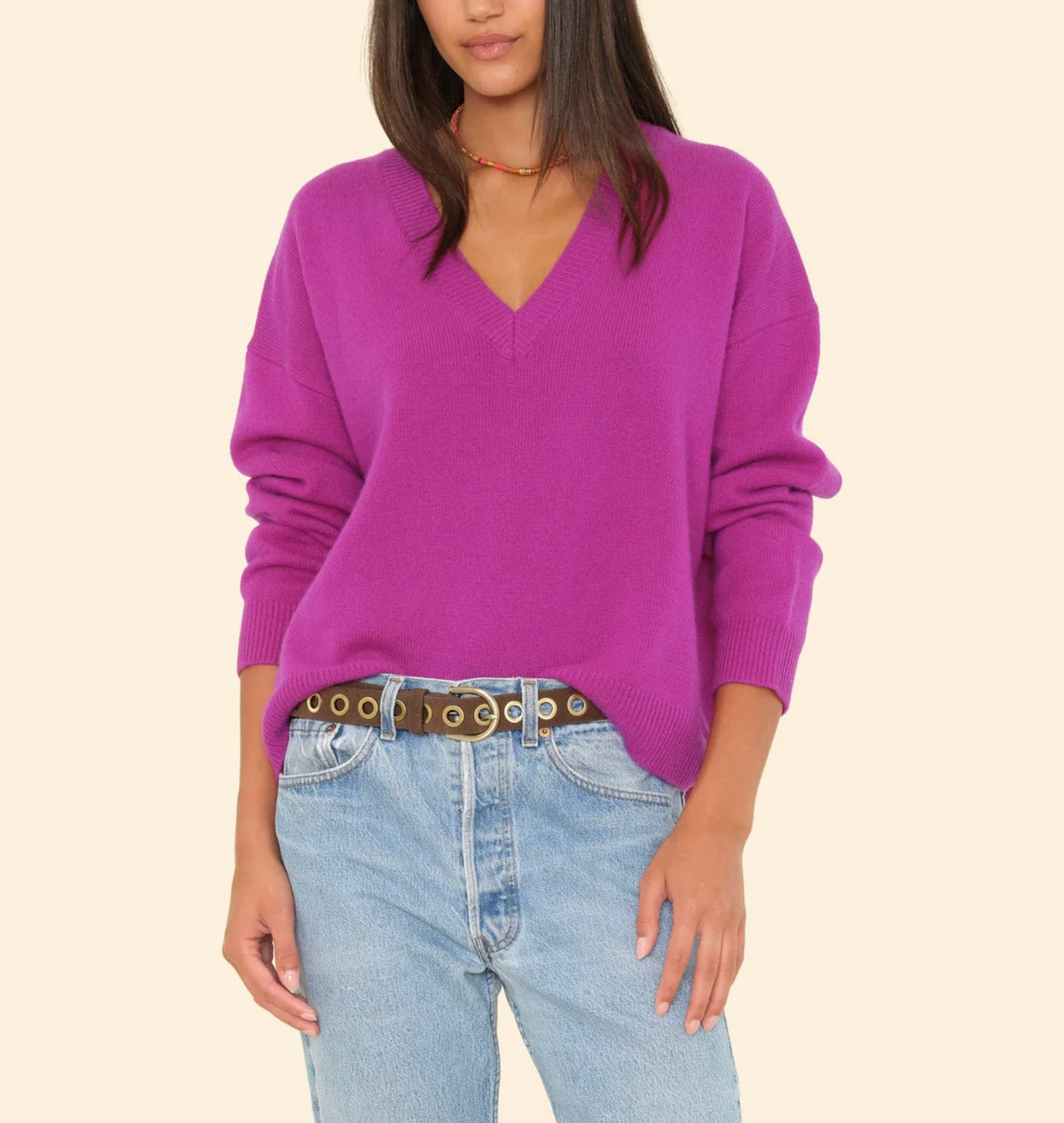 Jodie Sweater - Electric Violet