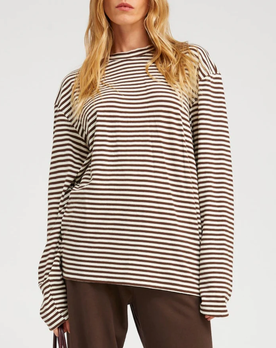 LS Tee - Americano Stripes