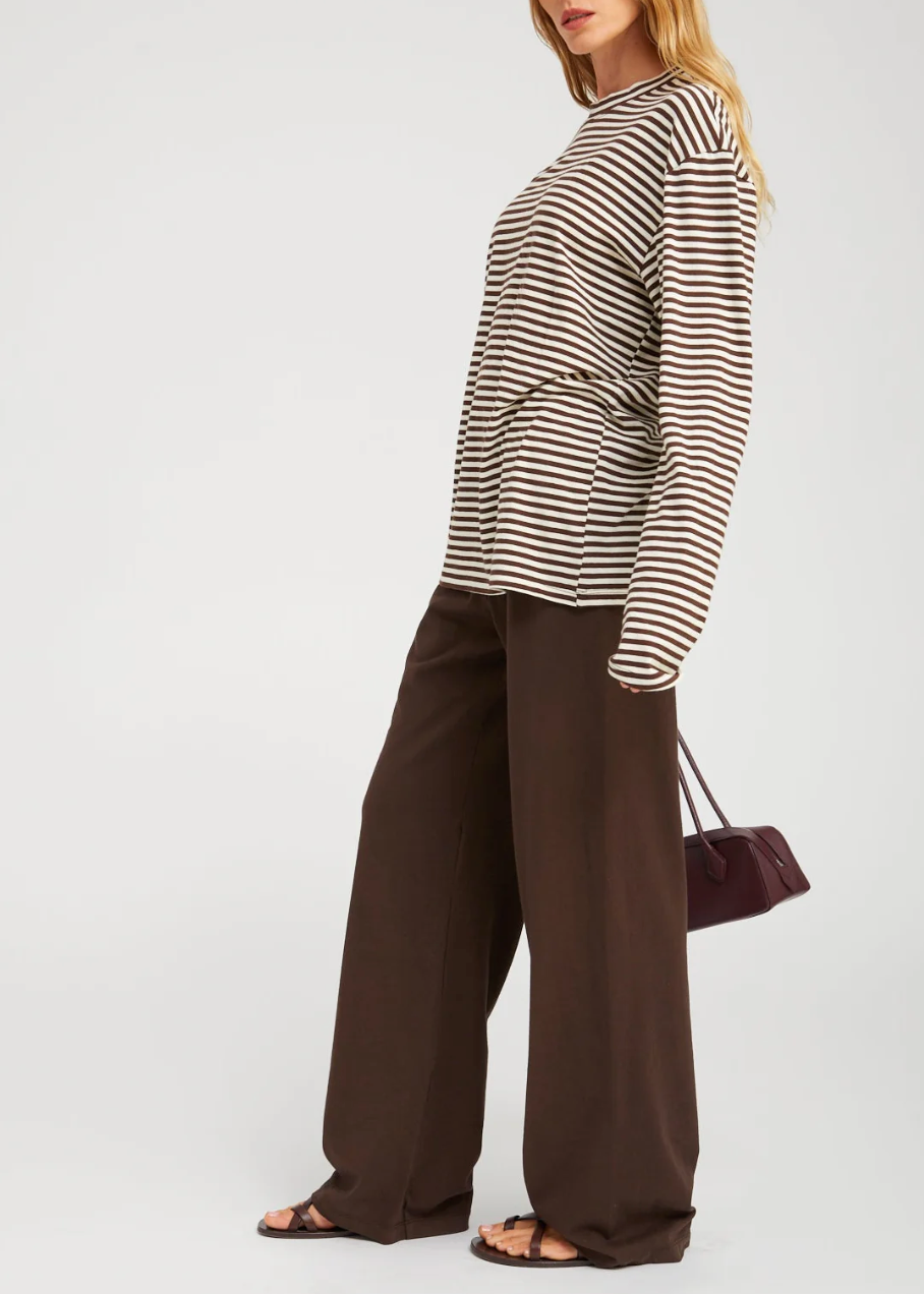 LS Tee - Americano Stripes