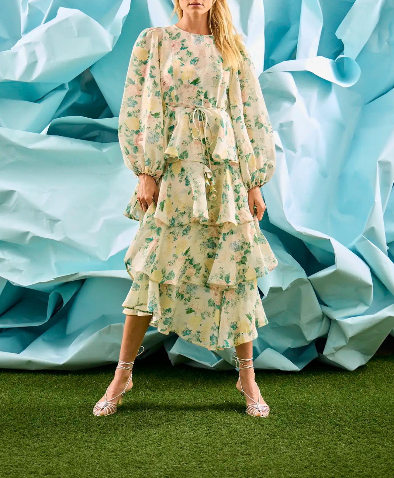 Chelsea Dress - Garden Rose Peony
