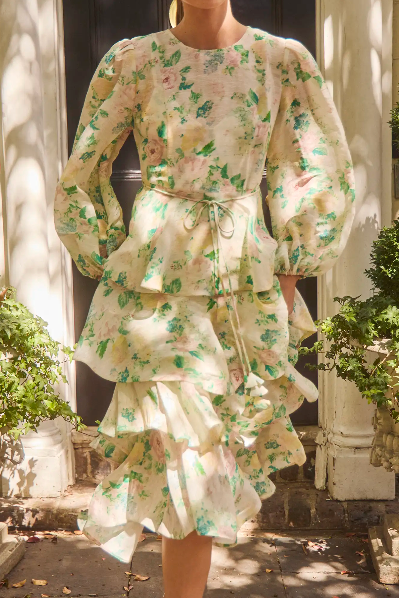 Chelsea Dress - Garden Rose Peony
