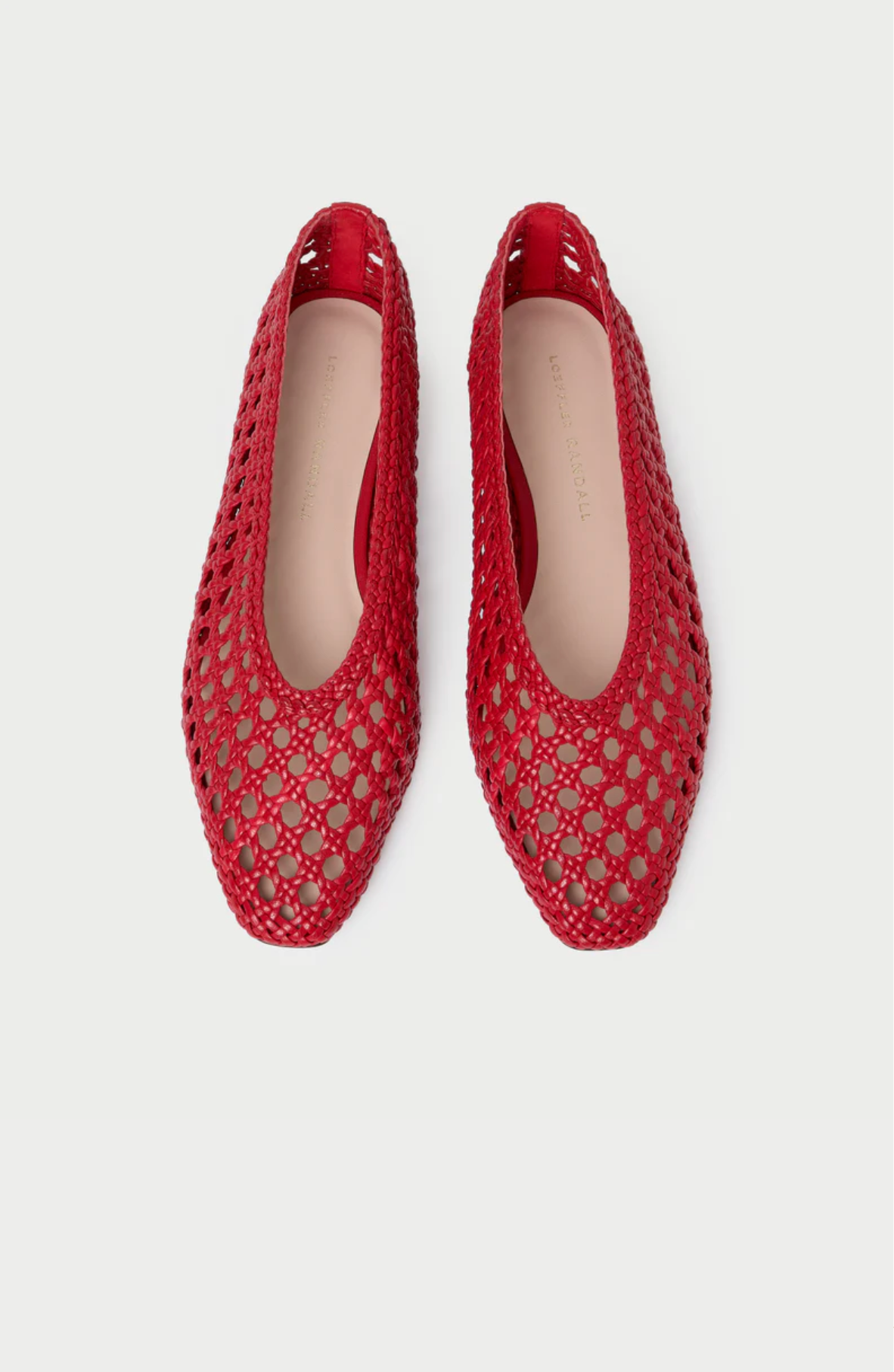 Emery Woven Ballet Flat - Red