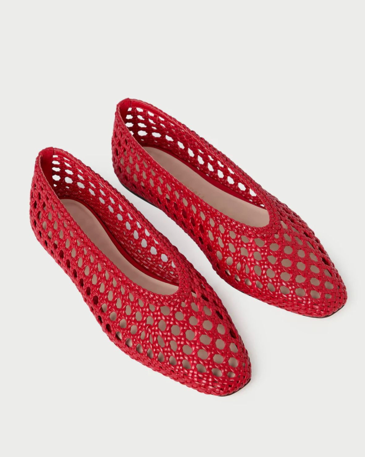 Emery Woven Ballet Flat - Red