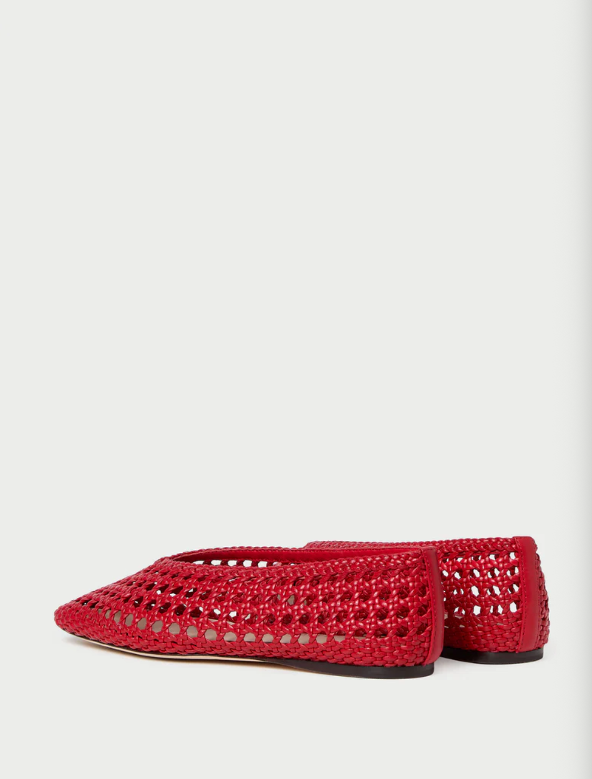 Emery Woven Ballet Flat - Red