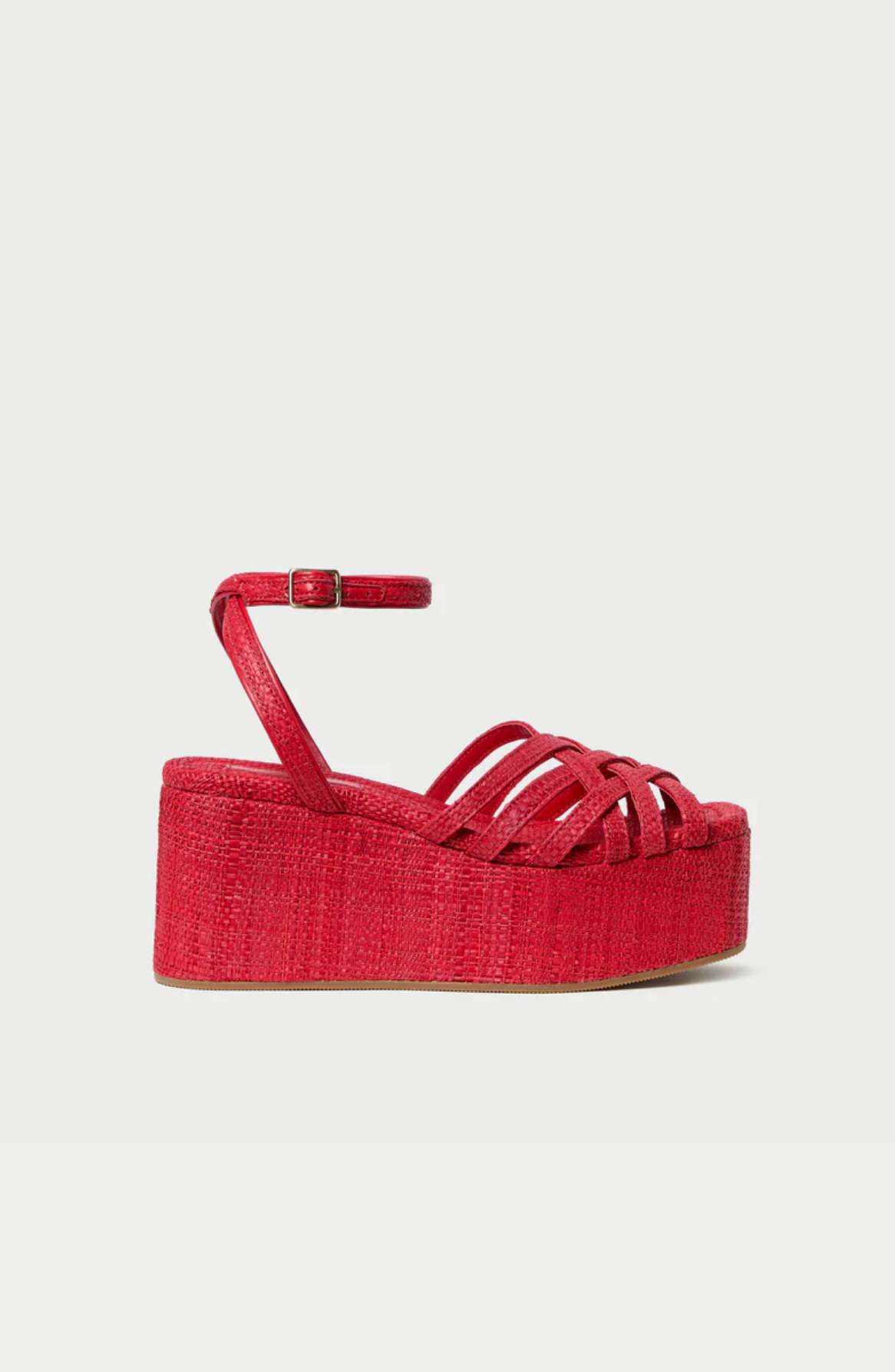 Channing Platform Sandal - Red