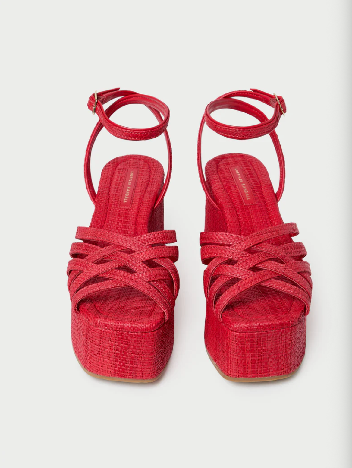 Channing Platform Sandal - Red