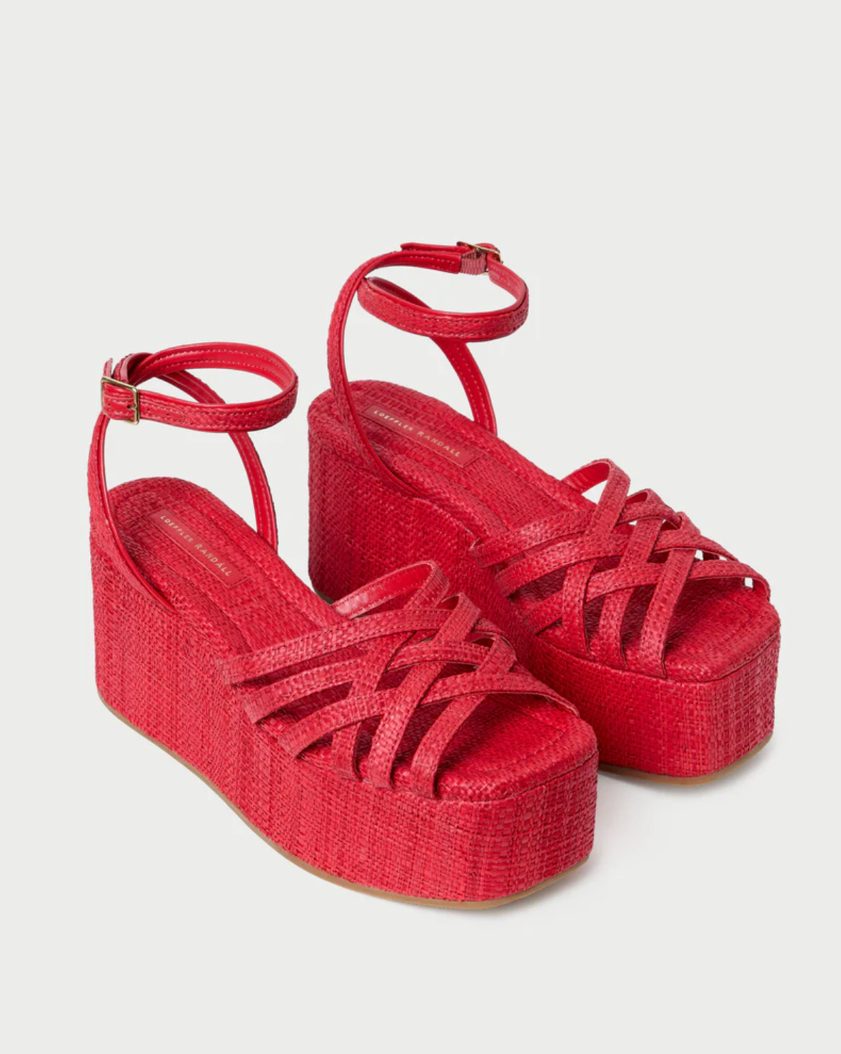 Channing Platform Sandal - Red