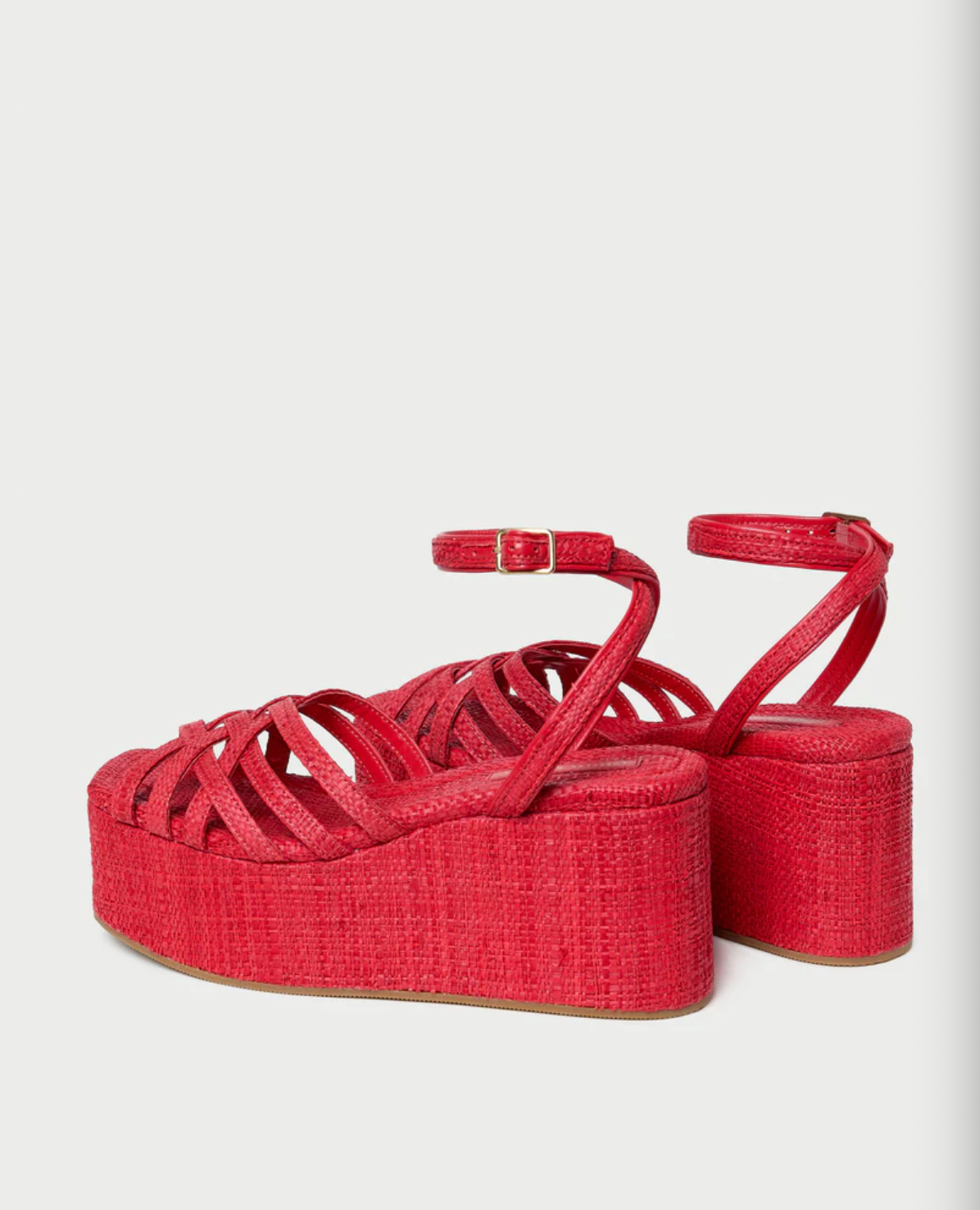 Channing Platform Sandal - Red