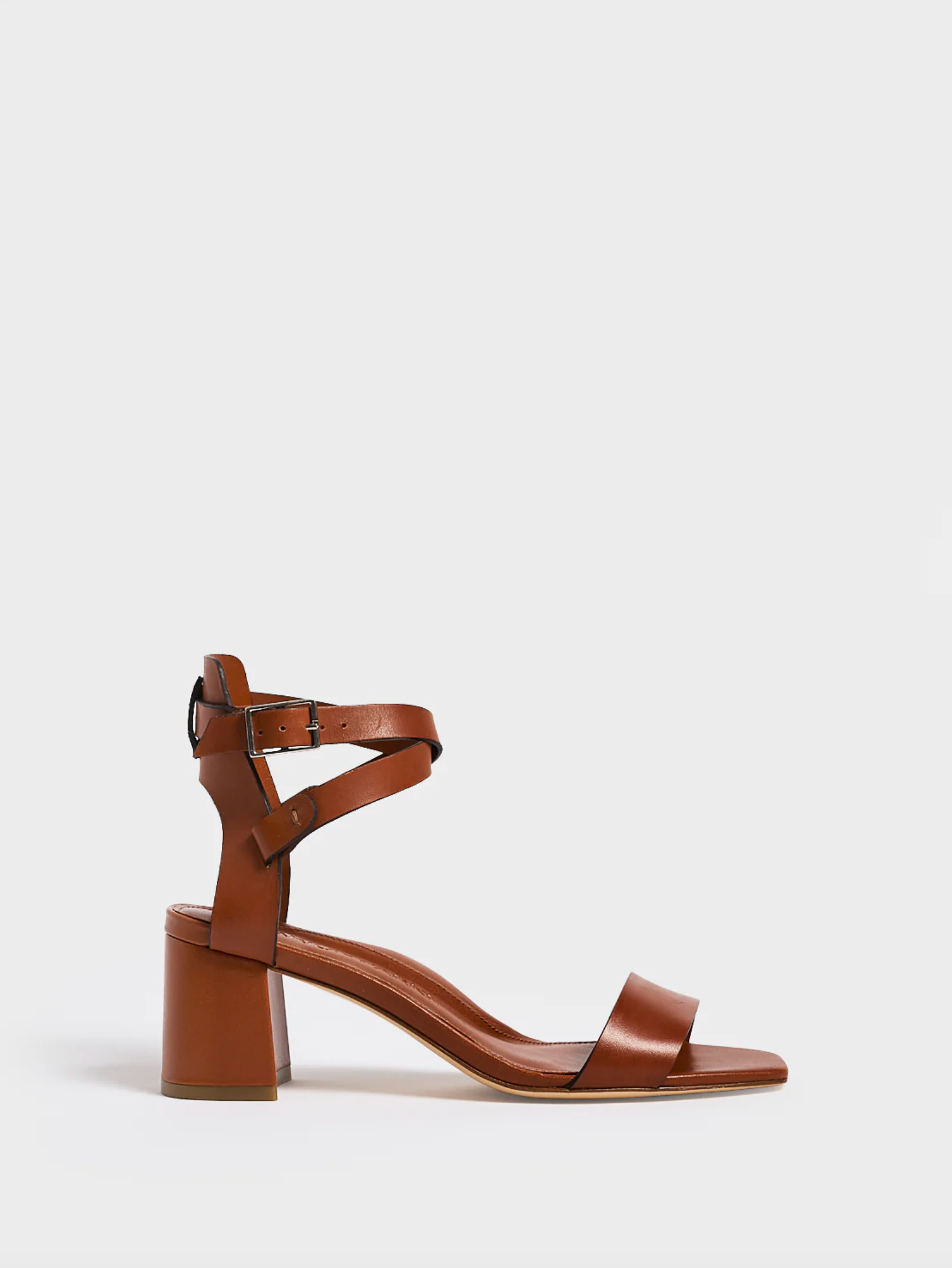Brett Block Heel - Chestnut