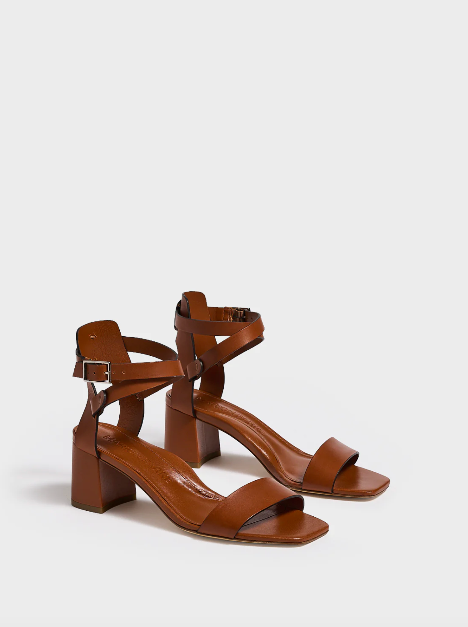 Brett Block Heel - Chestnut
