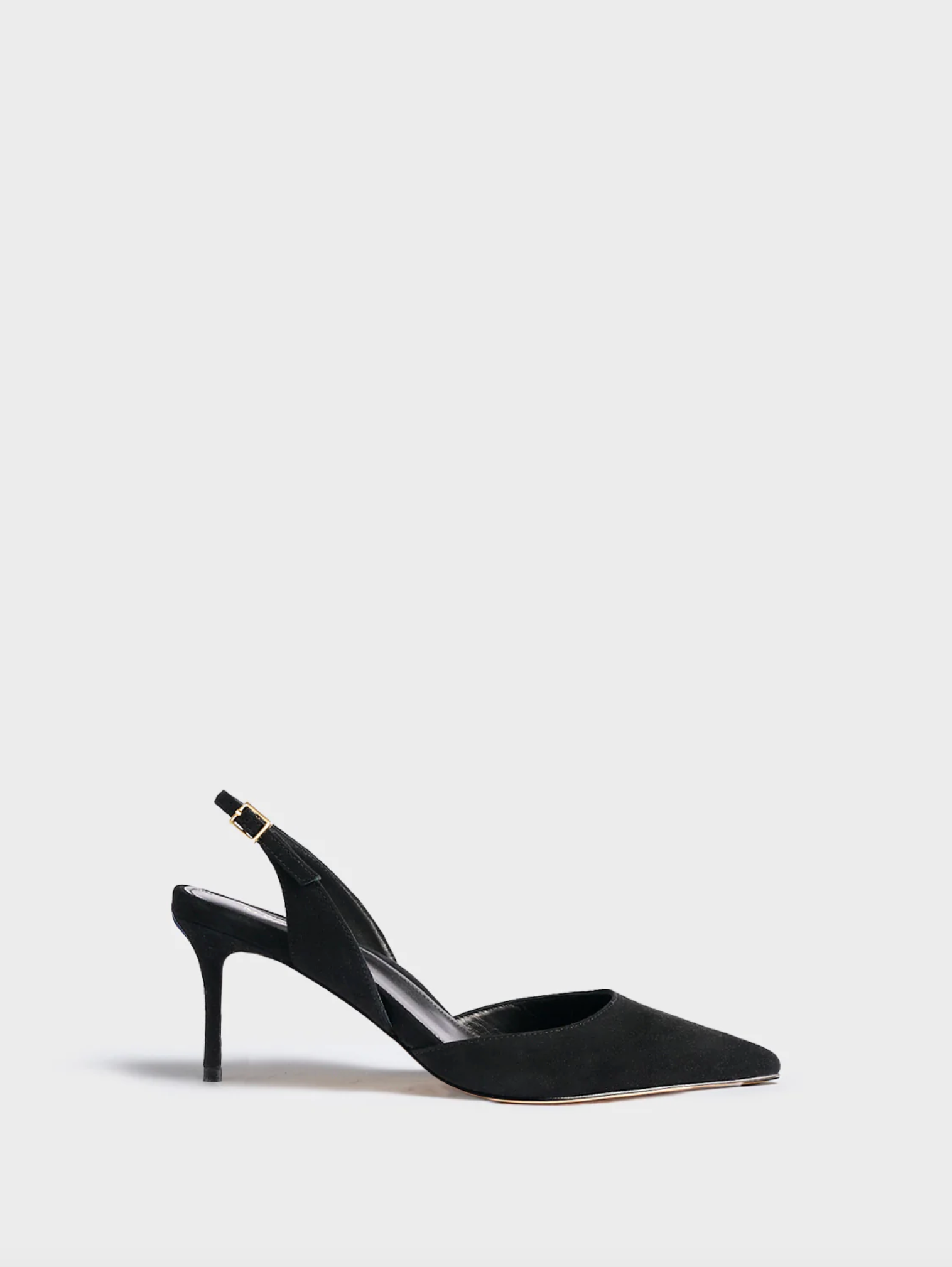 Classic Slingback 70 - Black Suede