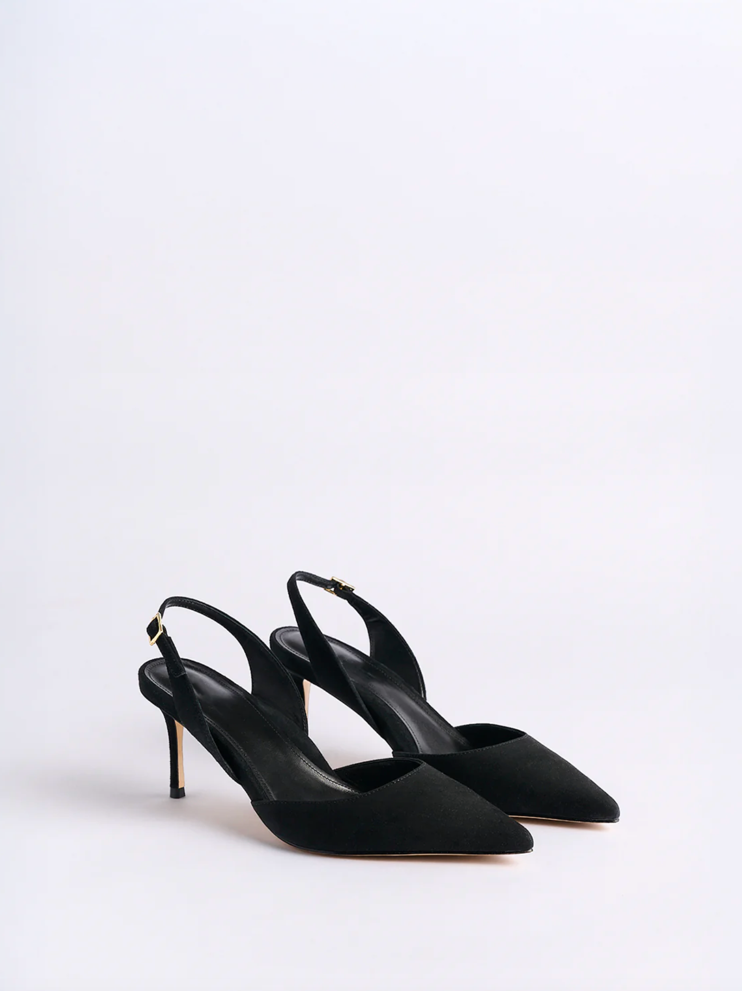 Classic Slingback 70 - Black Suede