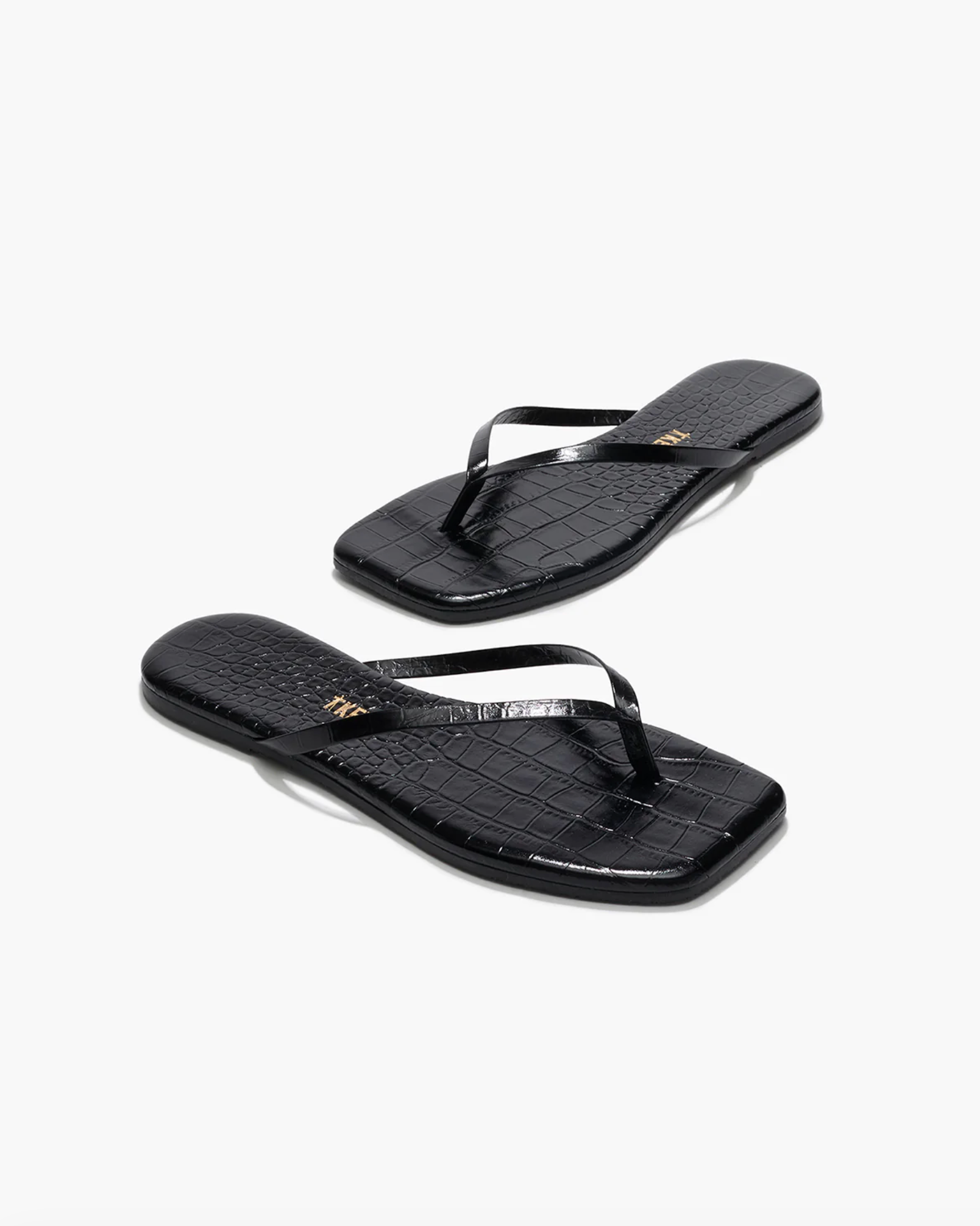 Square Toe Lily Croc - Sable
