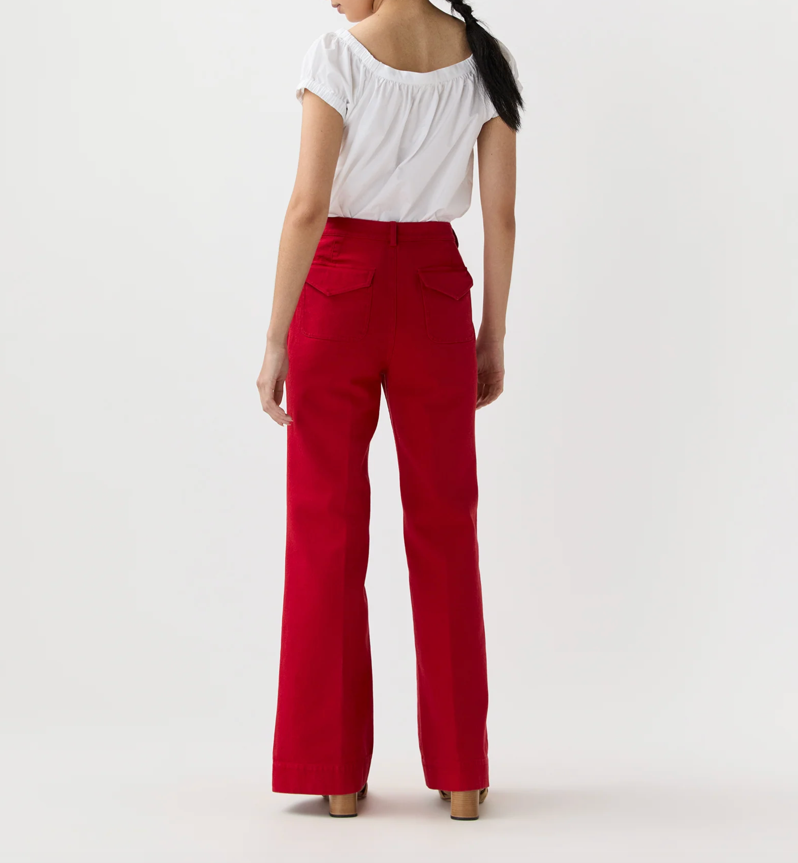 Camille Patch - Pocket Jean - Red