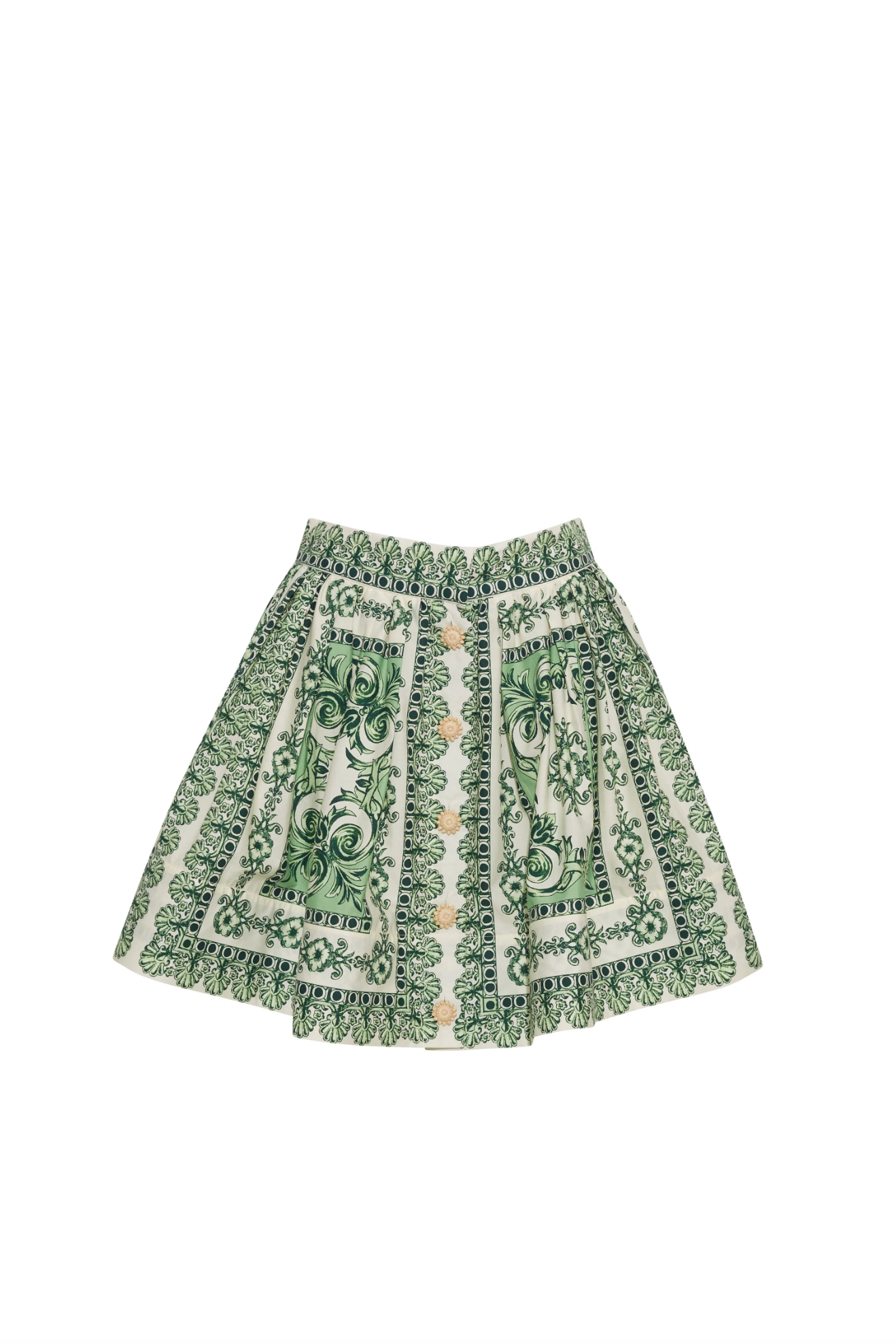 Betty Mini Skirt - Hudson Scarf Mint