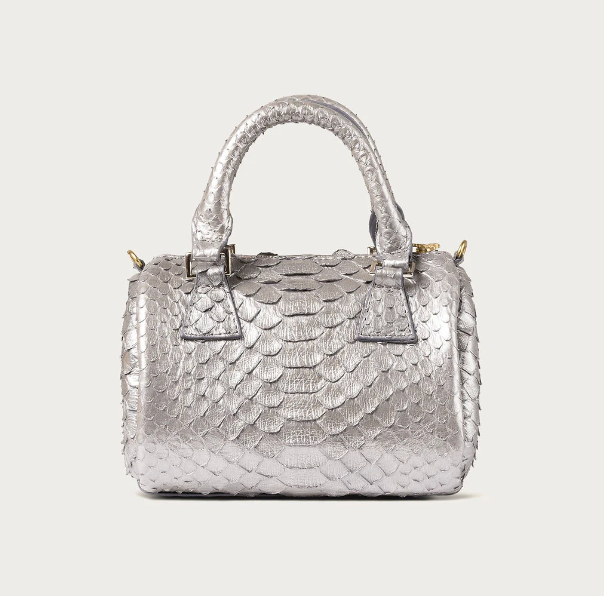 Victoria Python Metallic Silver