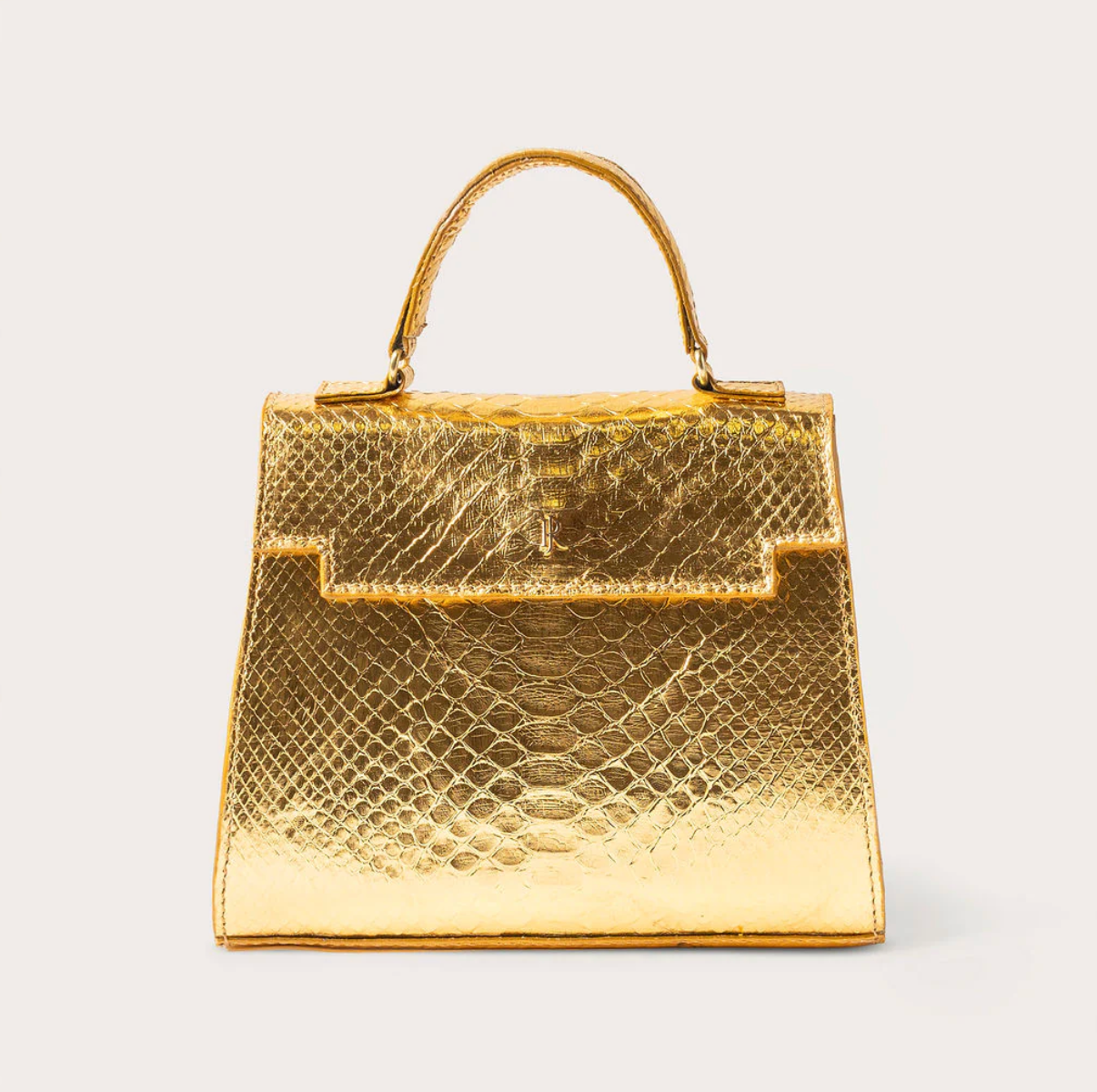Eleanor Python Metallic Gold 24k