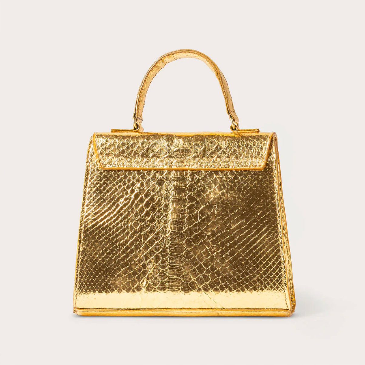 Eleanor Python Metallic Gold 24k