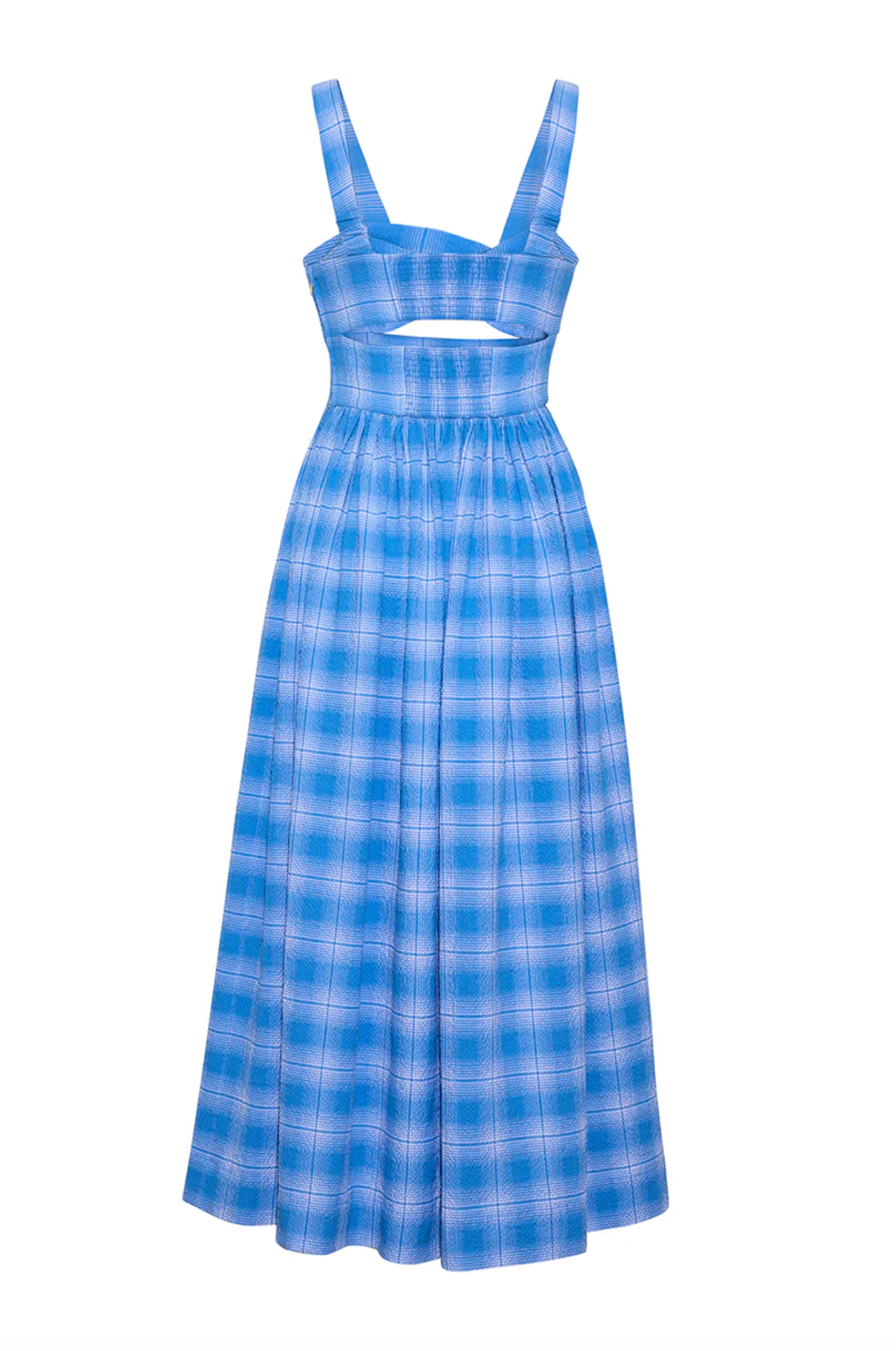 Clover Dress - Blue Plaid