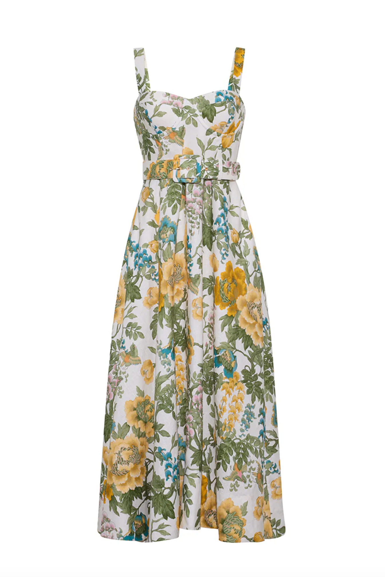 Calypso Dress - Flora Meadow Ivory