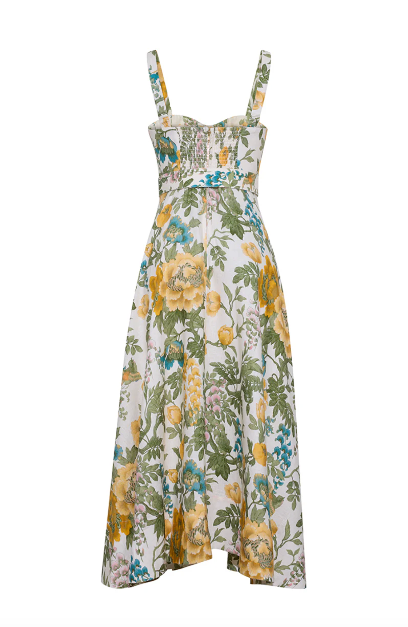 Calypso Dress - Flora Meadow Ivory