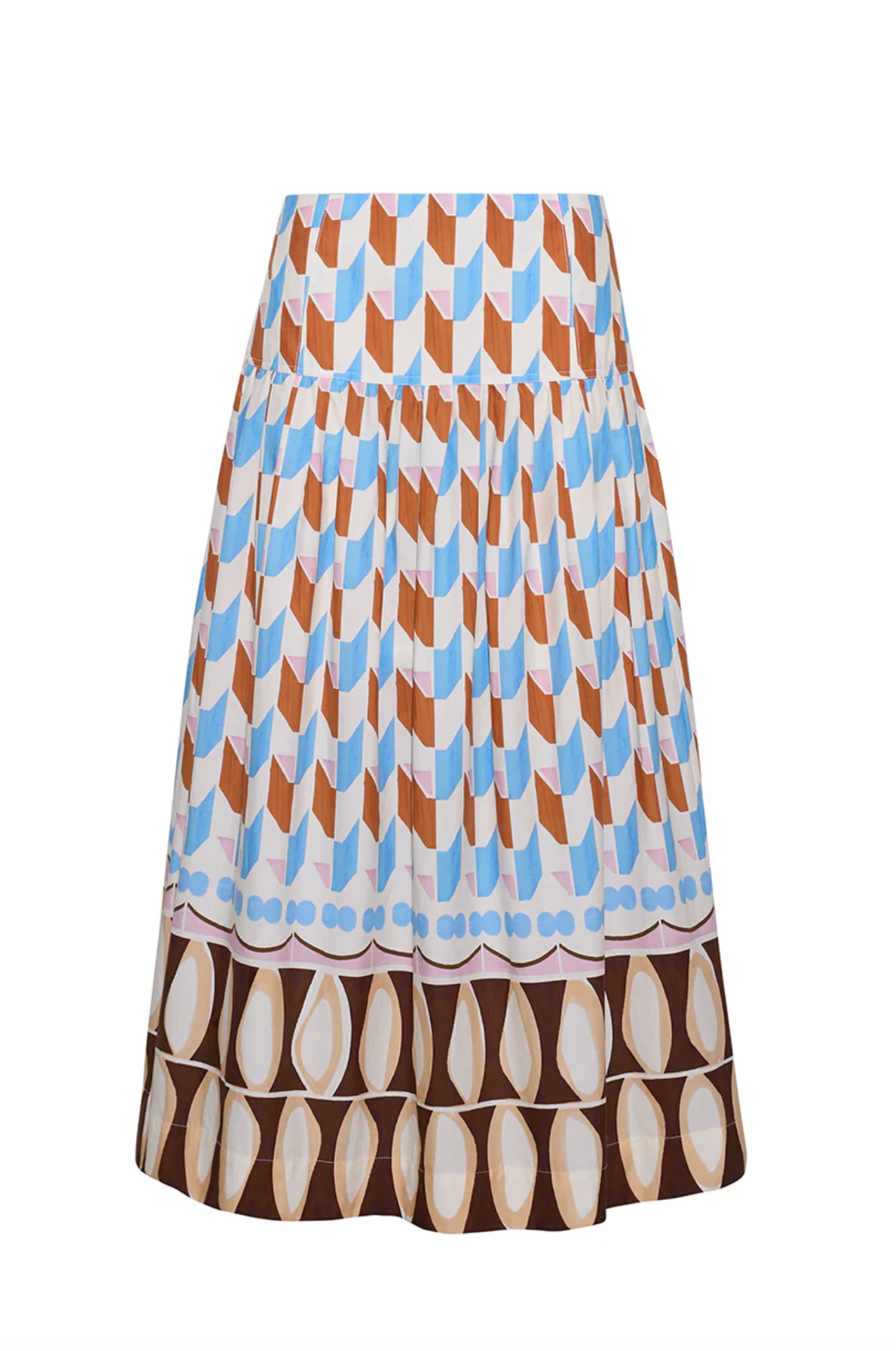 Diya Skirt - Talavera Tile Ivory