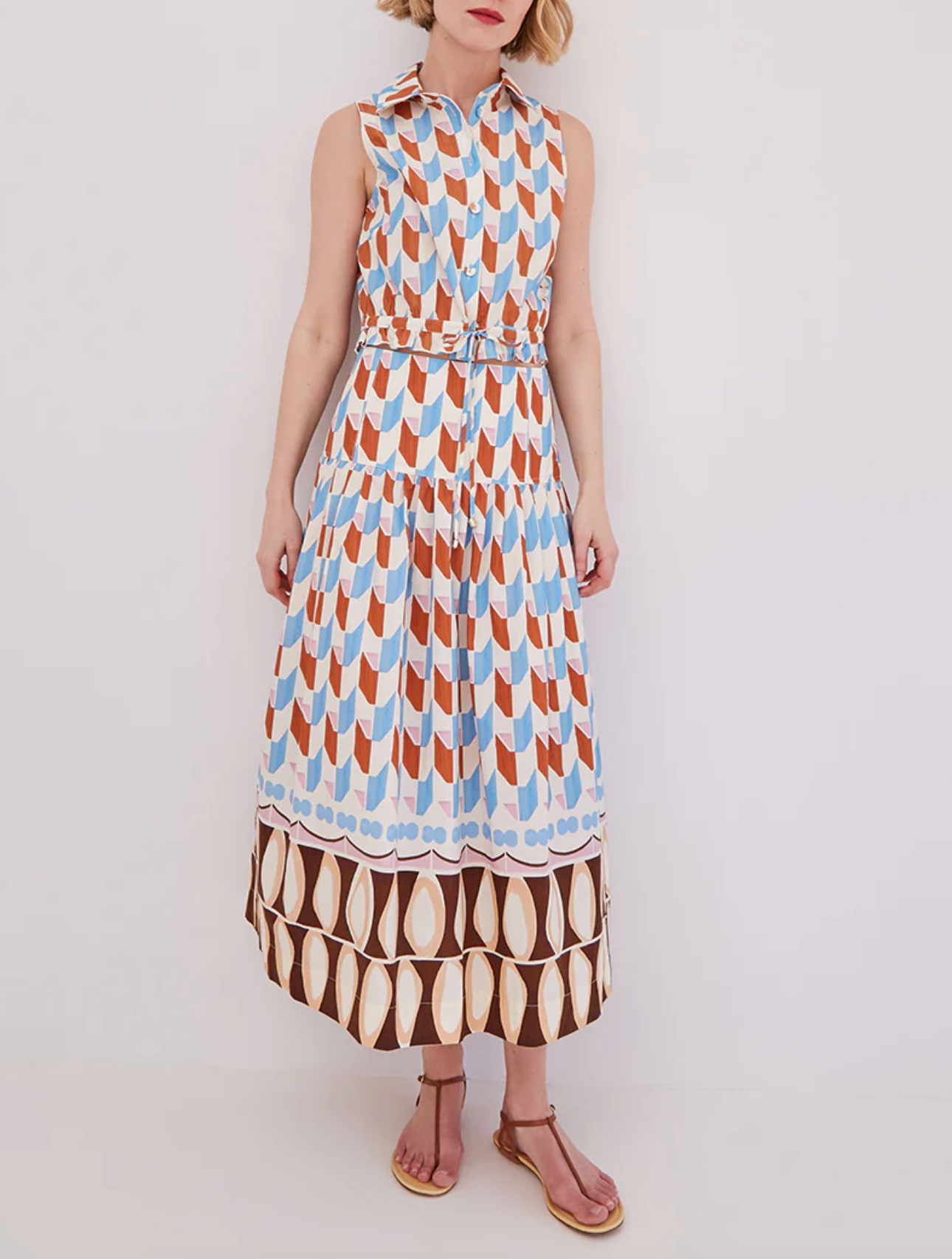 Diya Skirt - Talavera Tile Ivory